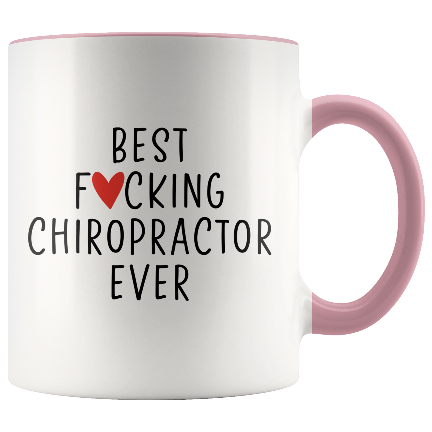 Chiropractor Gifts, Coffee Mug, Two Tone Accent Cup, Birthday Gift for Men and Women