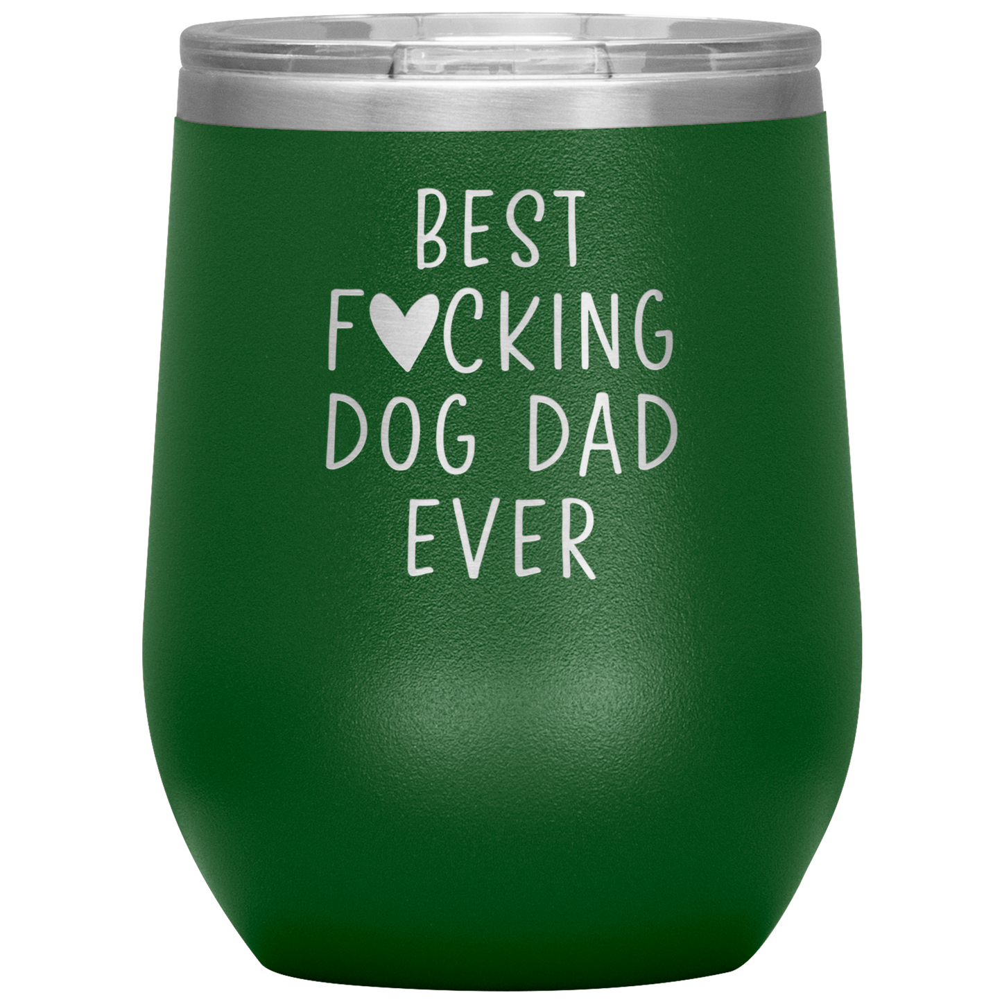 Dog Dad Wine Tumbler, Dog Dad Gifts, Travel Wine Cup, Birthday Gifts for Men and Women