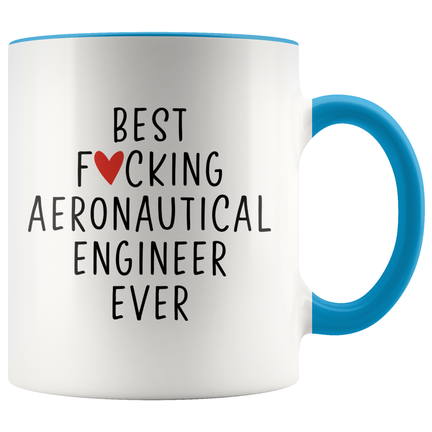 Aeronautical engineer Gifts, Coffee Mug, Two Tone Accent Cup, Birthday Gift for Men and Women