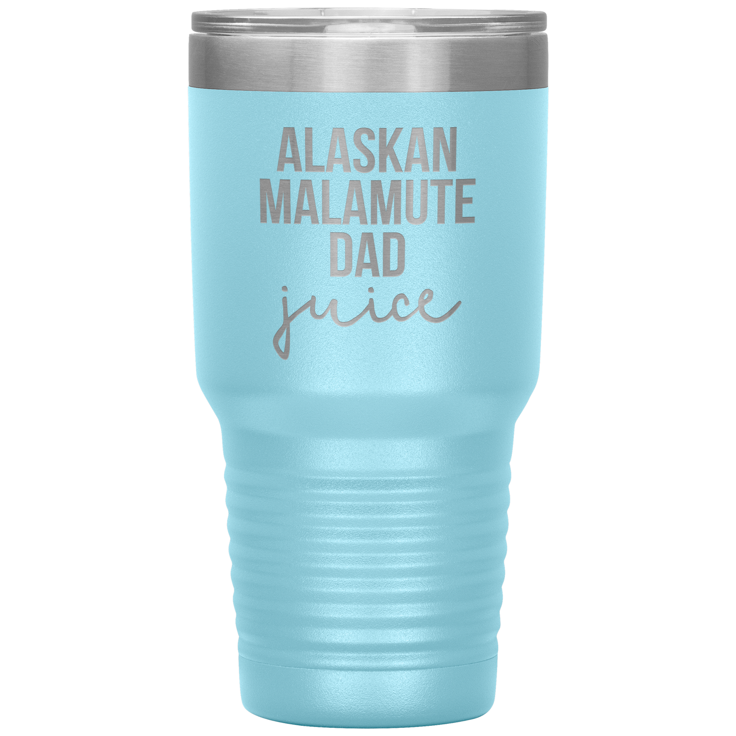 Alaskan Malamute Dad Tumbler, Funny Travel Coffee Mug, Birthday Gifts for Men and Women