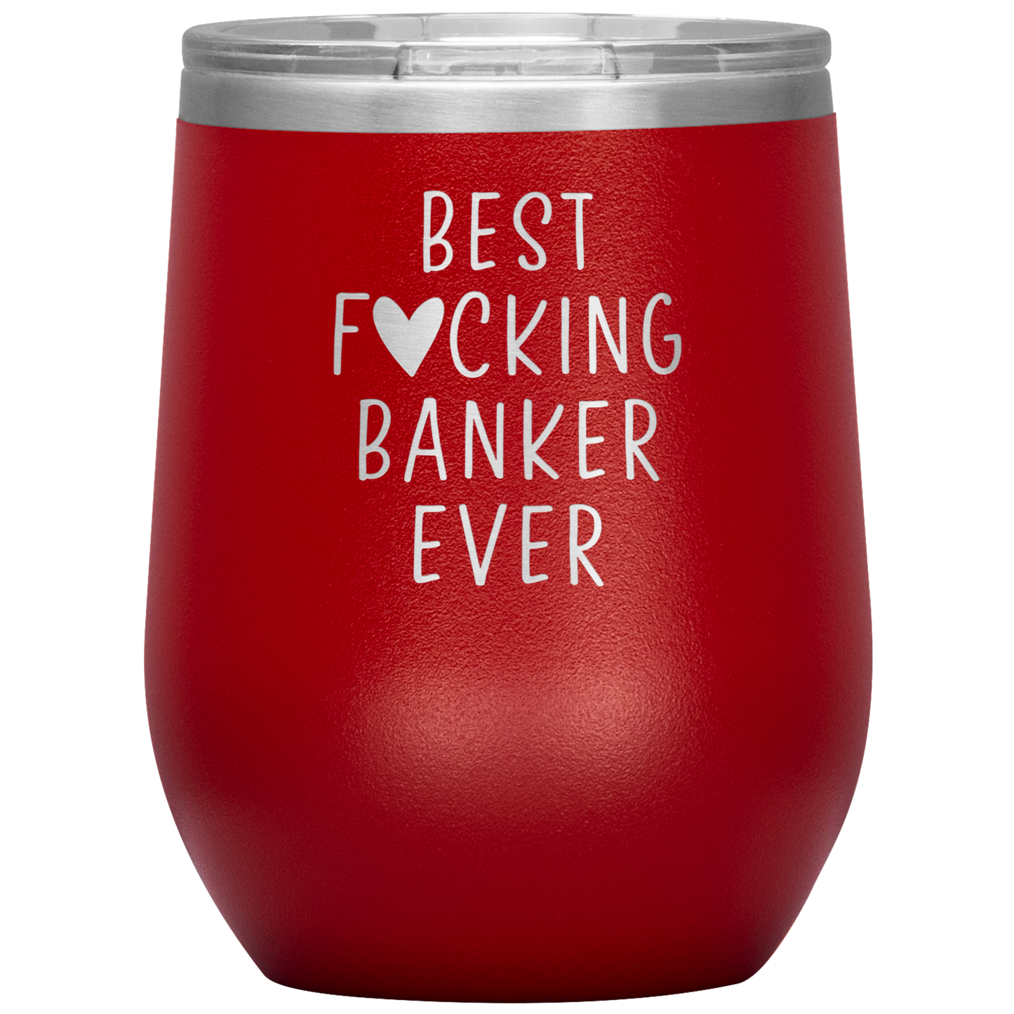 Banker Wine Tumbler, Funny Gifts, Travel Wine Cup, Birthday Gifts for Men and Women