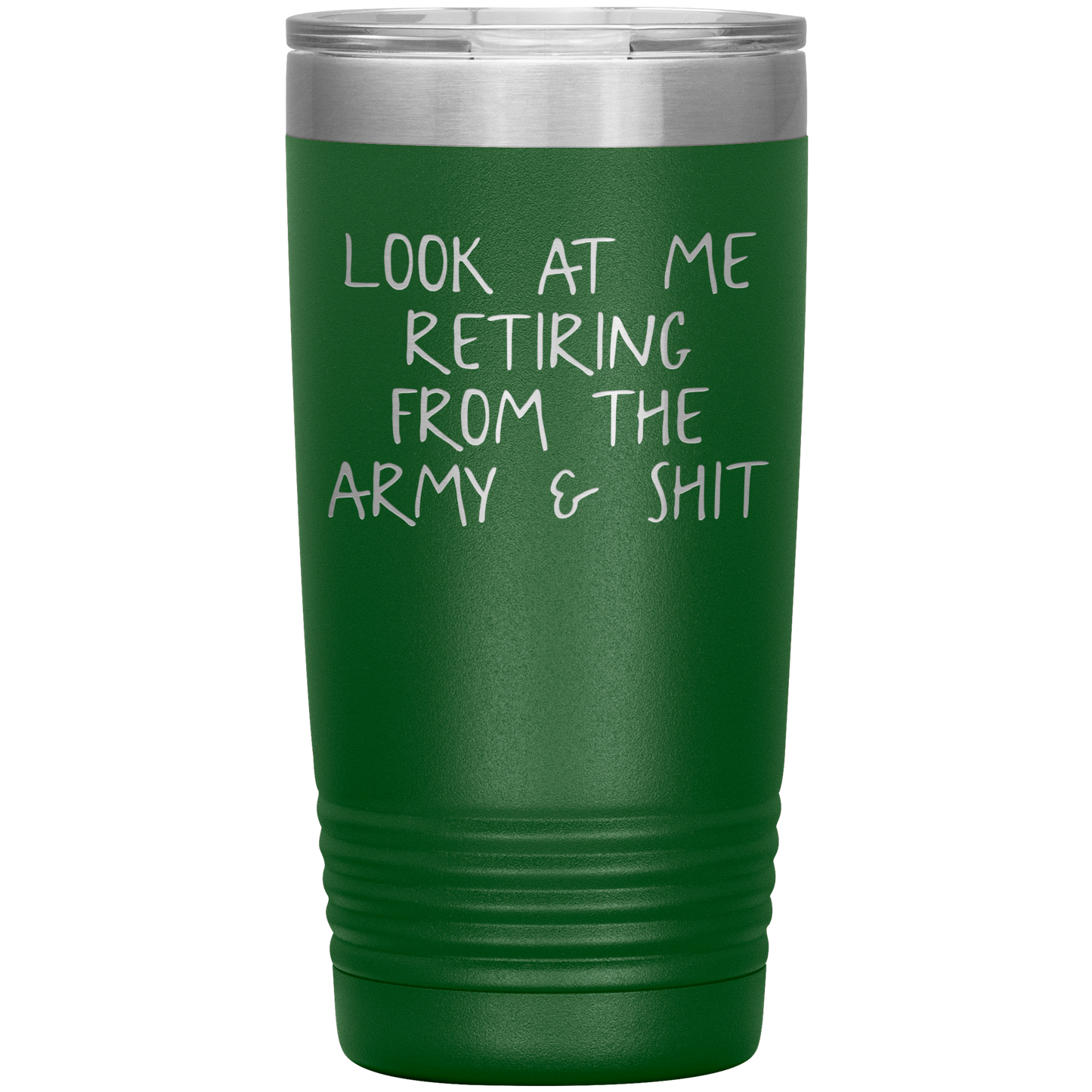 Army Retirement Tumbler, Army Retirement Gifts, Travel Coffee Mug, Birthday Gifts for Men and Women