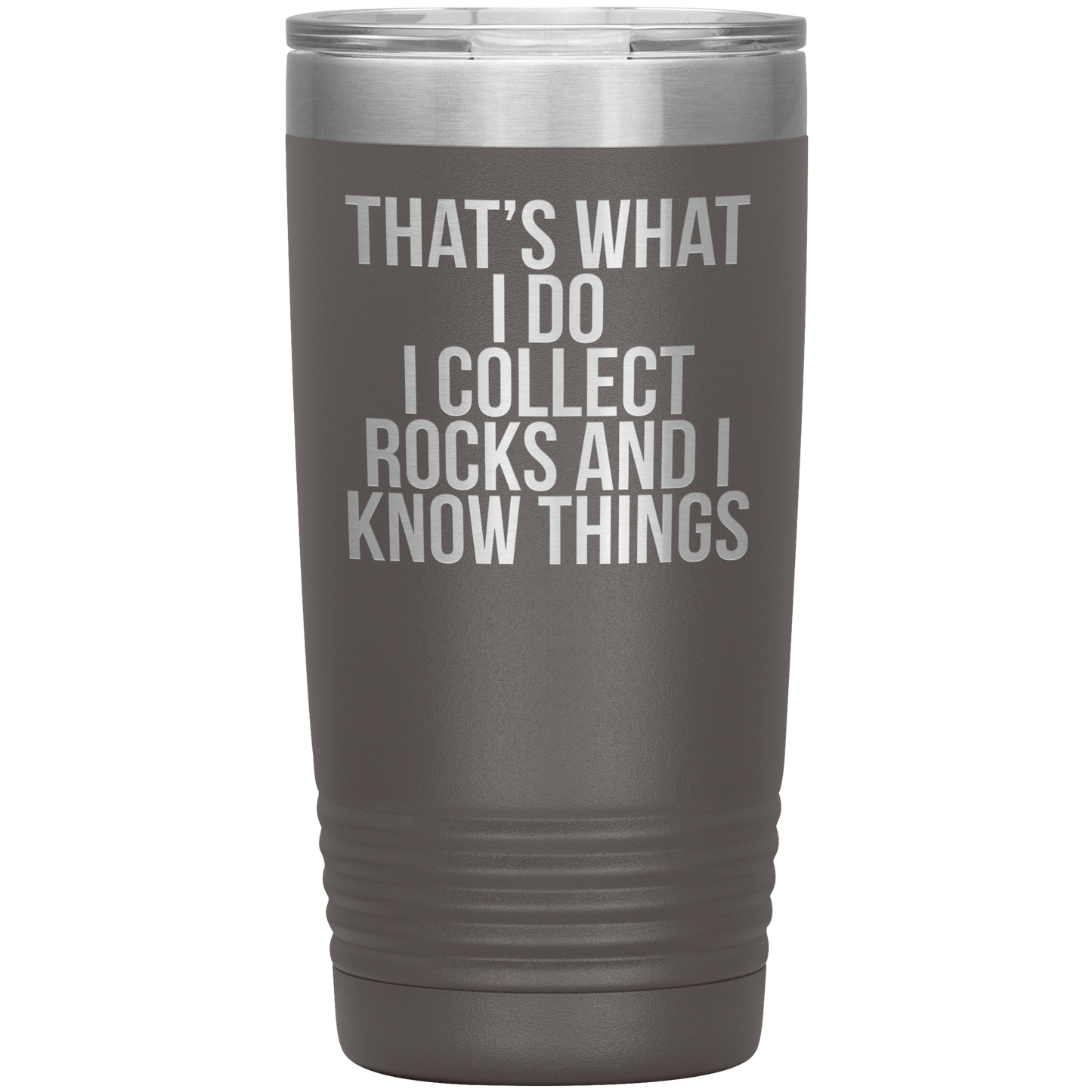 Rock Collector Tumbler, Rock Collecting Gifts, Rock Collector Coffee Mug, Cadeaux d’anniversaire pour hommes et femmes