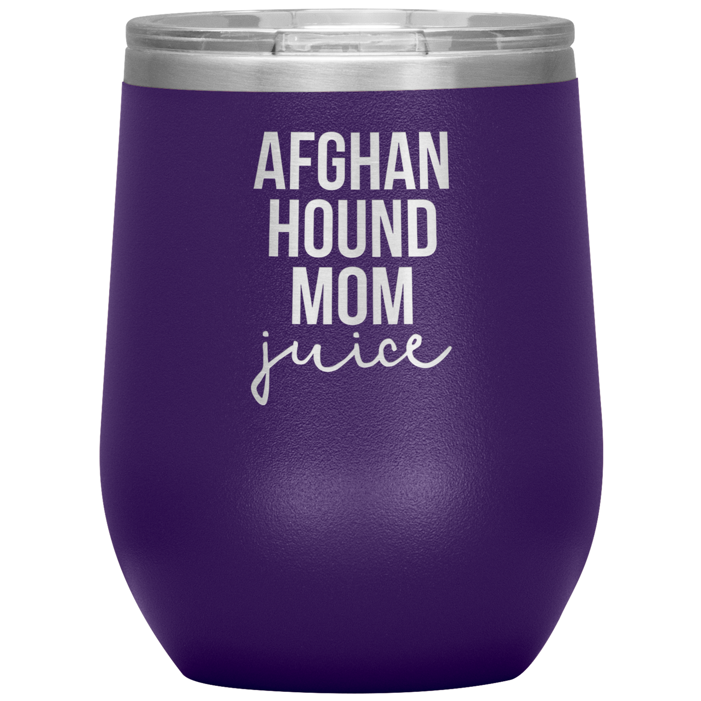 Afghan Hound Mom Wine Tumbler, Funny Travel Wine Cup, Birthday Gifts for Men and Women