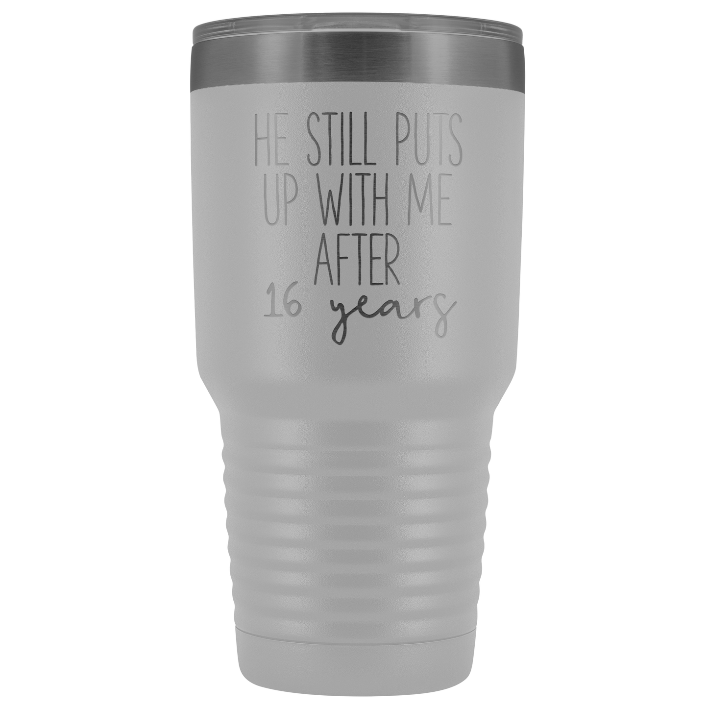 16th Anniversary Gift for Wife, 16th Anniversary Gift for Her, 16 Year Gift for Wife, Tumbler Mug