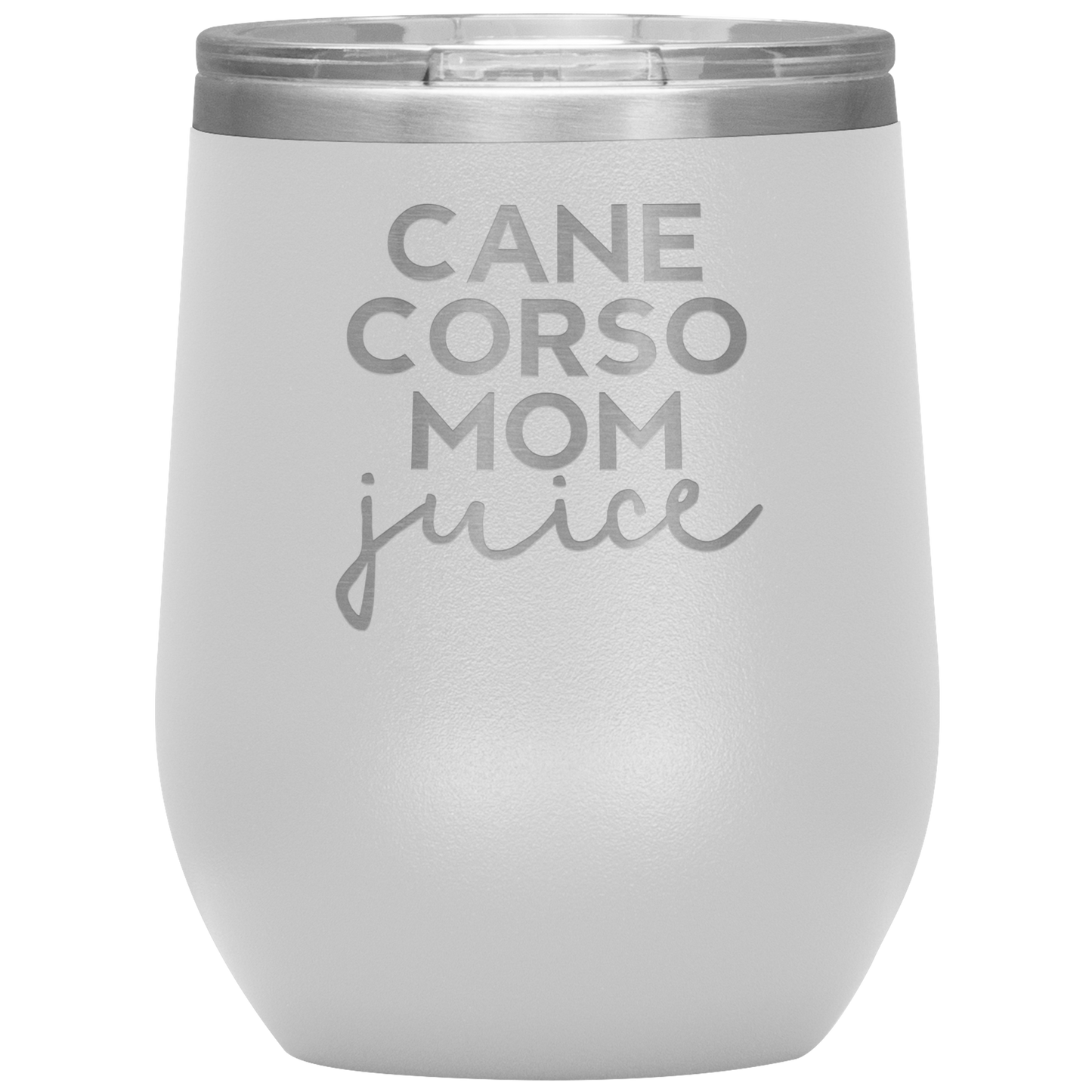 Cane Corso Mamma Wine Tumbler, Cane Corso Mamma Doni, Cane Corso Mamma Wine Cup, Regali di compleanno per Uomini e Donne