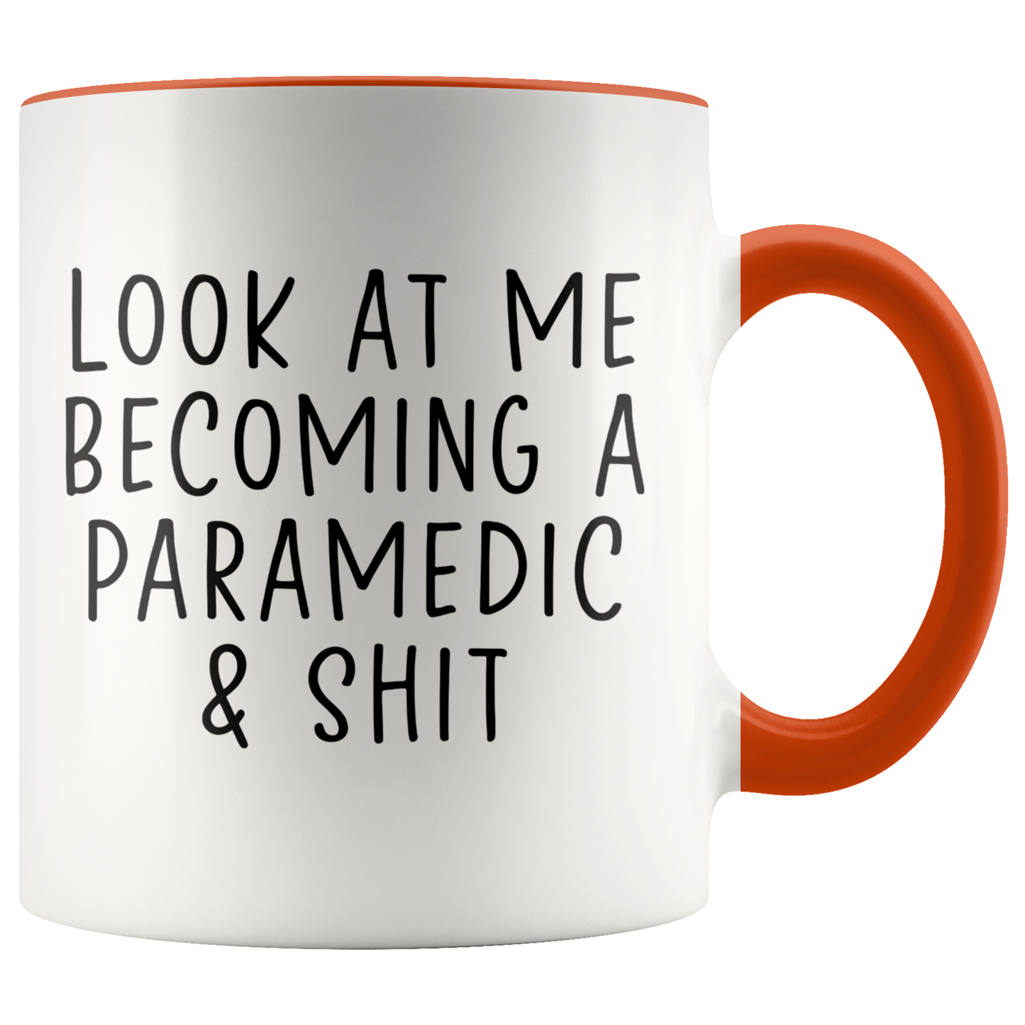 Paramedic Graduation Gifts, Coffee Mug, Two Tone Accent Cup, Birthday Gift for Men and Women