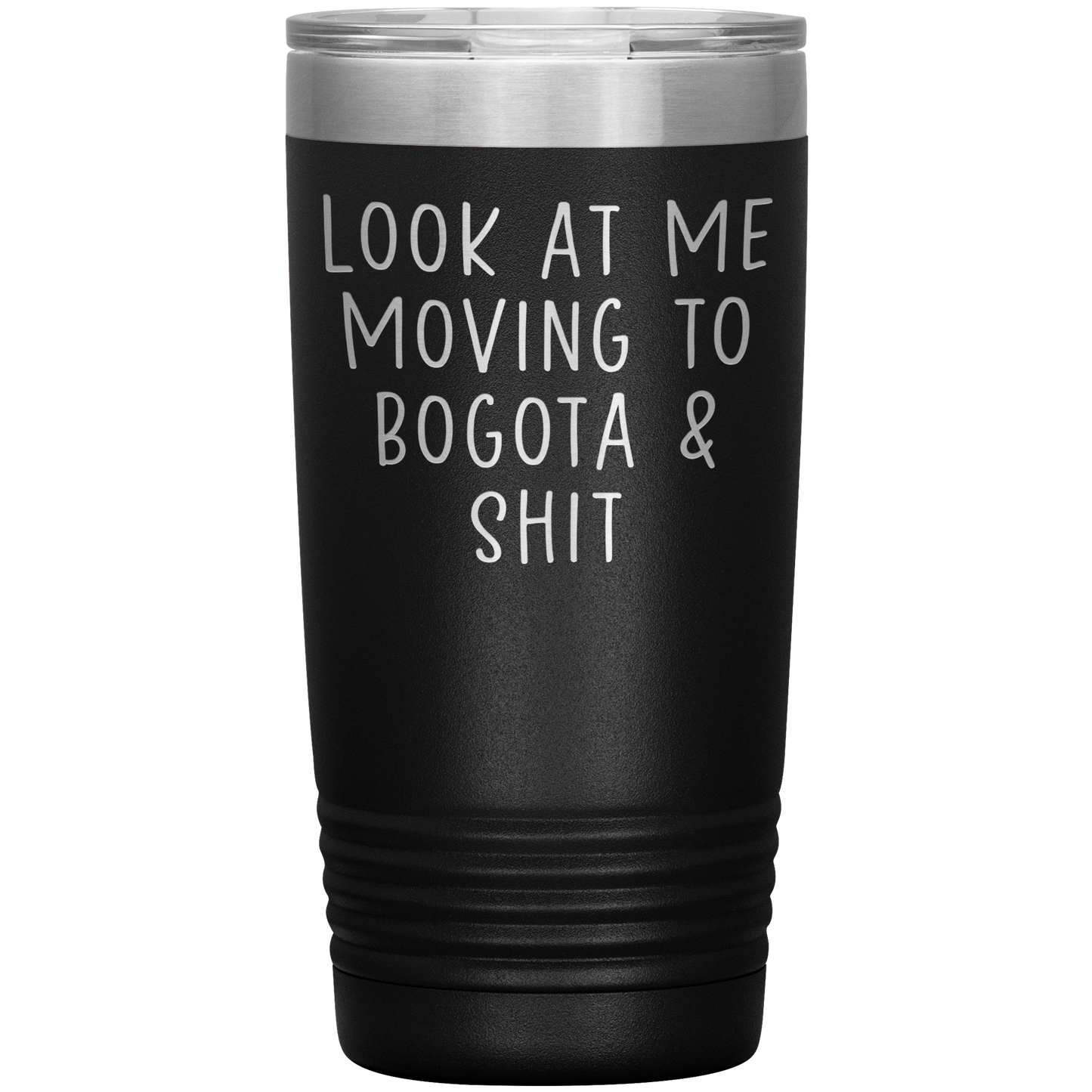 Moving to Bogota Colombia Tumbler, Funny Moving Away Travel Coffee Mug, Birthday Gifts for Men and Women