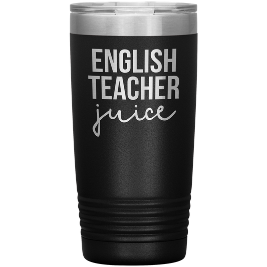 English Teacher Tumbler, English Teacher Gifts, Travel Coffee Mug, Birthday Gifts for Men and Women