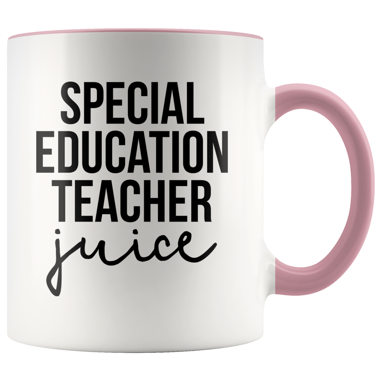 Special Education Teacher Gifts, Coffee Mug, Two Tone Accent Cup, Birthday Gift for Men and Women