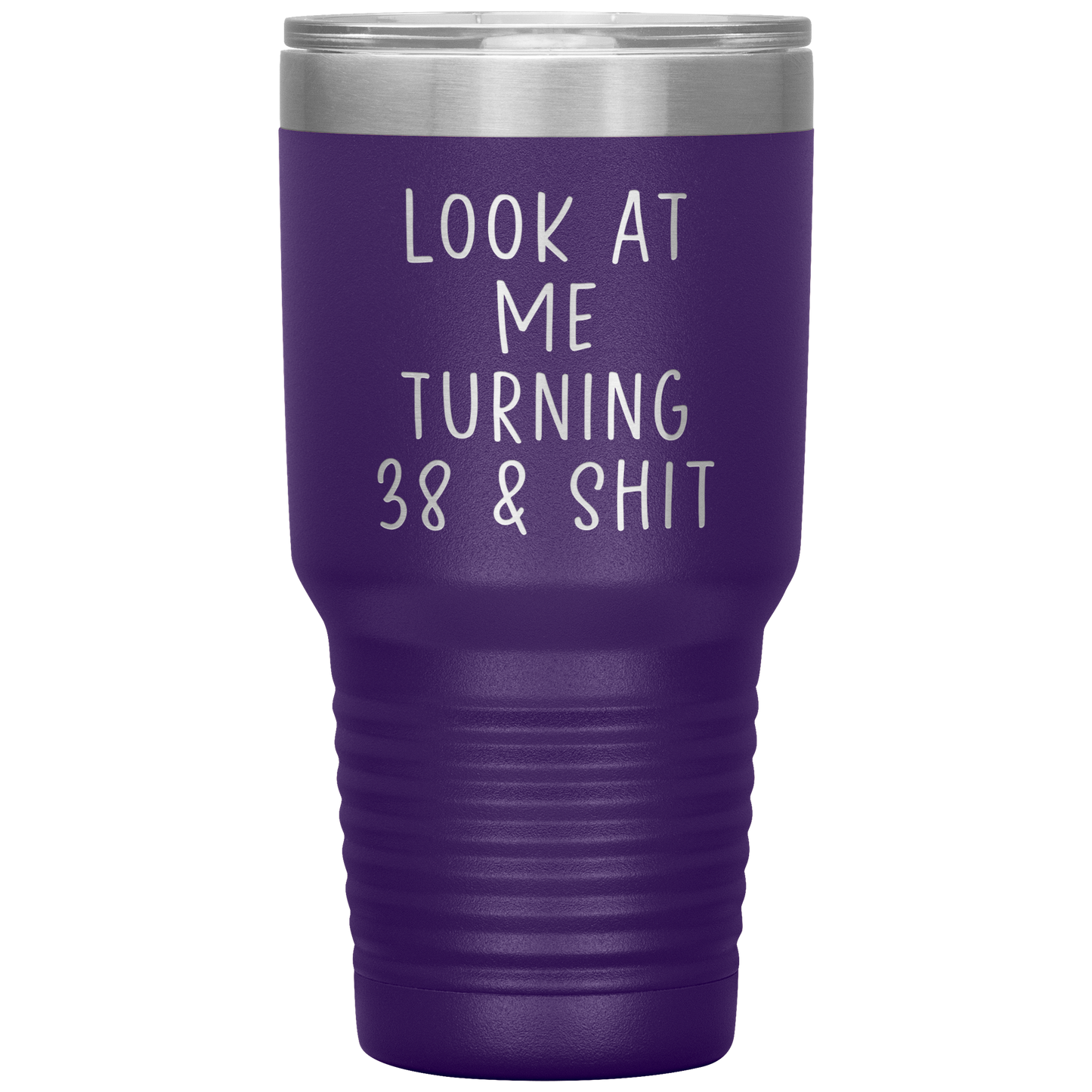 38th Birthday Tumbler, 38th Birthday Gifts, Travel Coffee Mug, Birthday Gifts for Men and Women