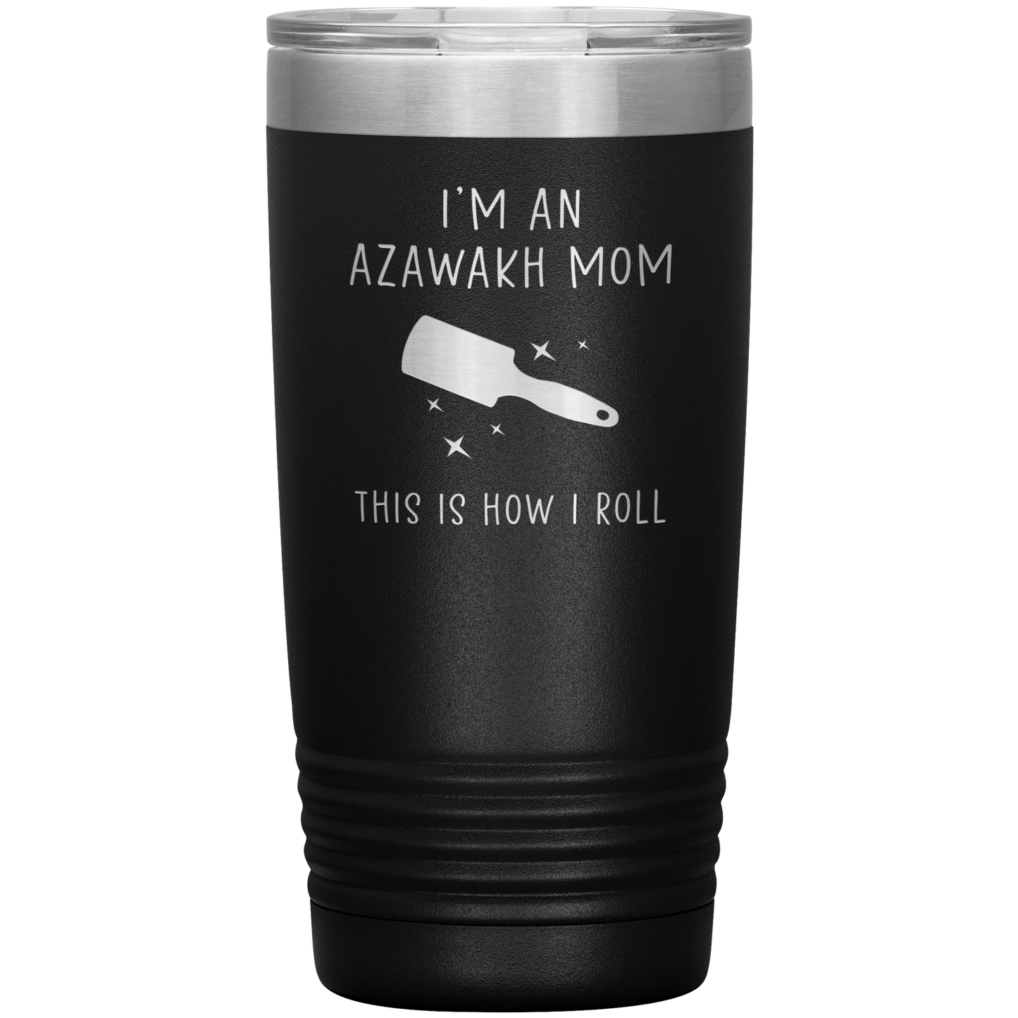 Azawakh Mom Tumbler, Funny Travel Coffee Mug, Birthday Gifts for Men and Women