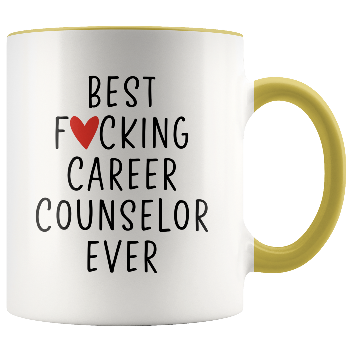 Career counselor Gifts, Coffee Mug, Two Tone Accent Cup, Birthday Gift for Men and Women