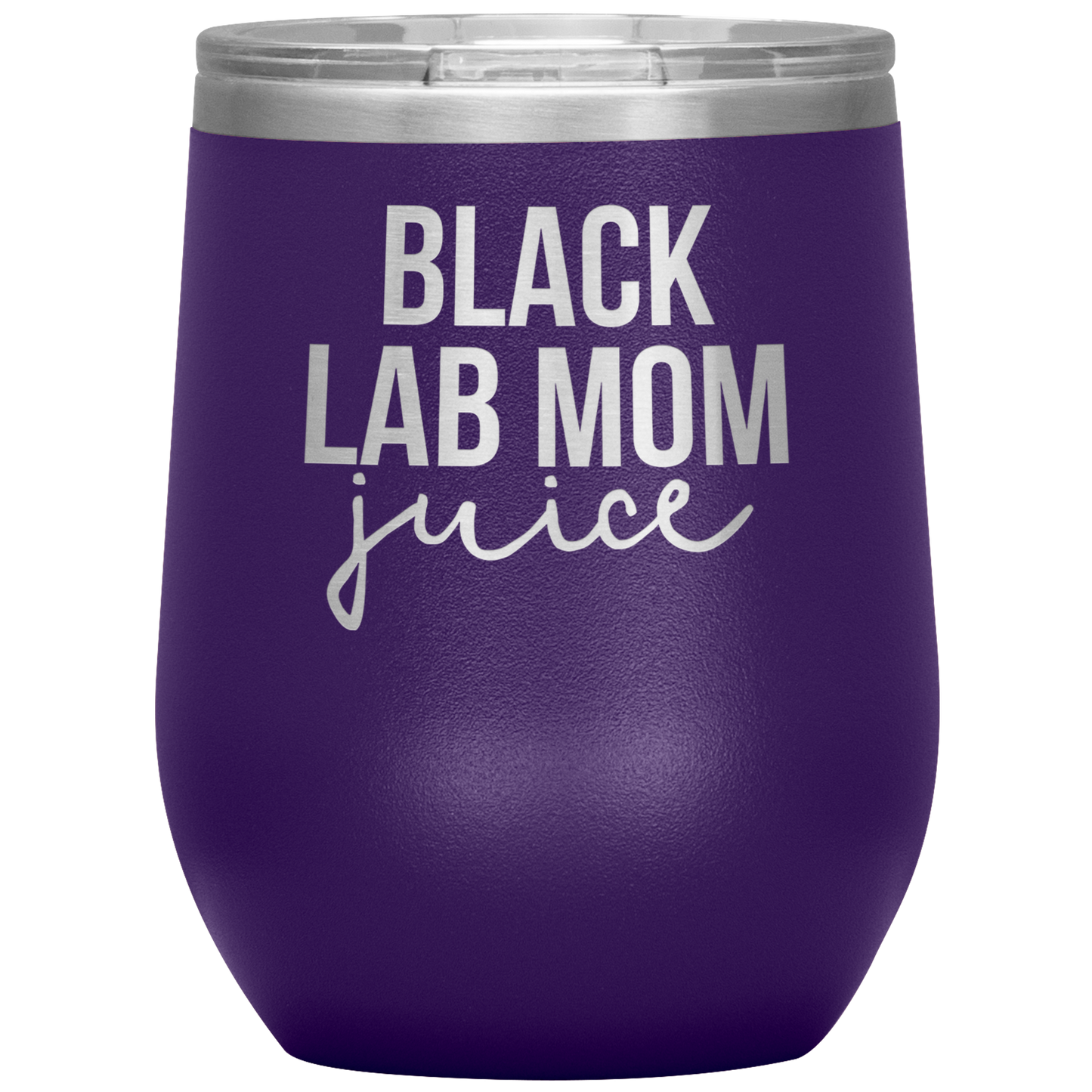 Verre de vin de maman de laboratoire noir, cadeaux de maman de laboratoire noirs, tasse de vin de voyage, cadeaux d'anniversaire pour les hommes et les femmes