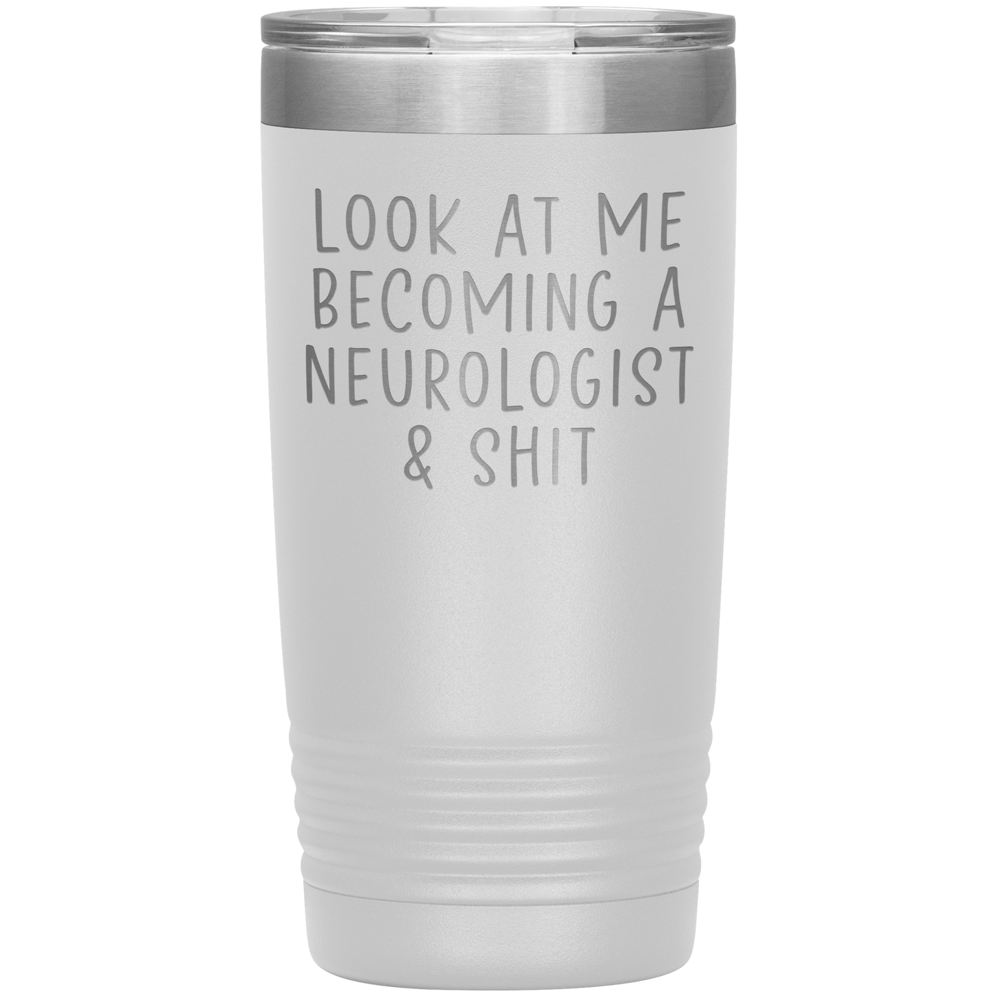 Neurólogo Tumbler, Regalos neurólogos, Taza de Café de Viaje, Regalos de Cumpleaños para Hombres y Mujeres