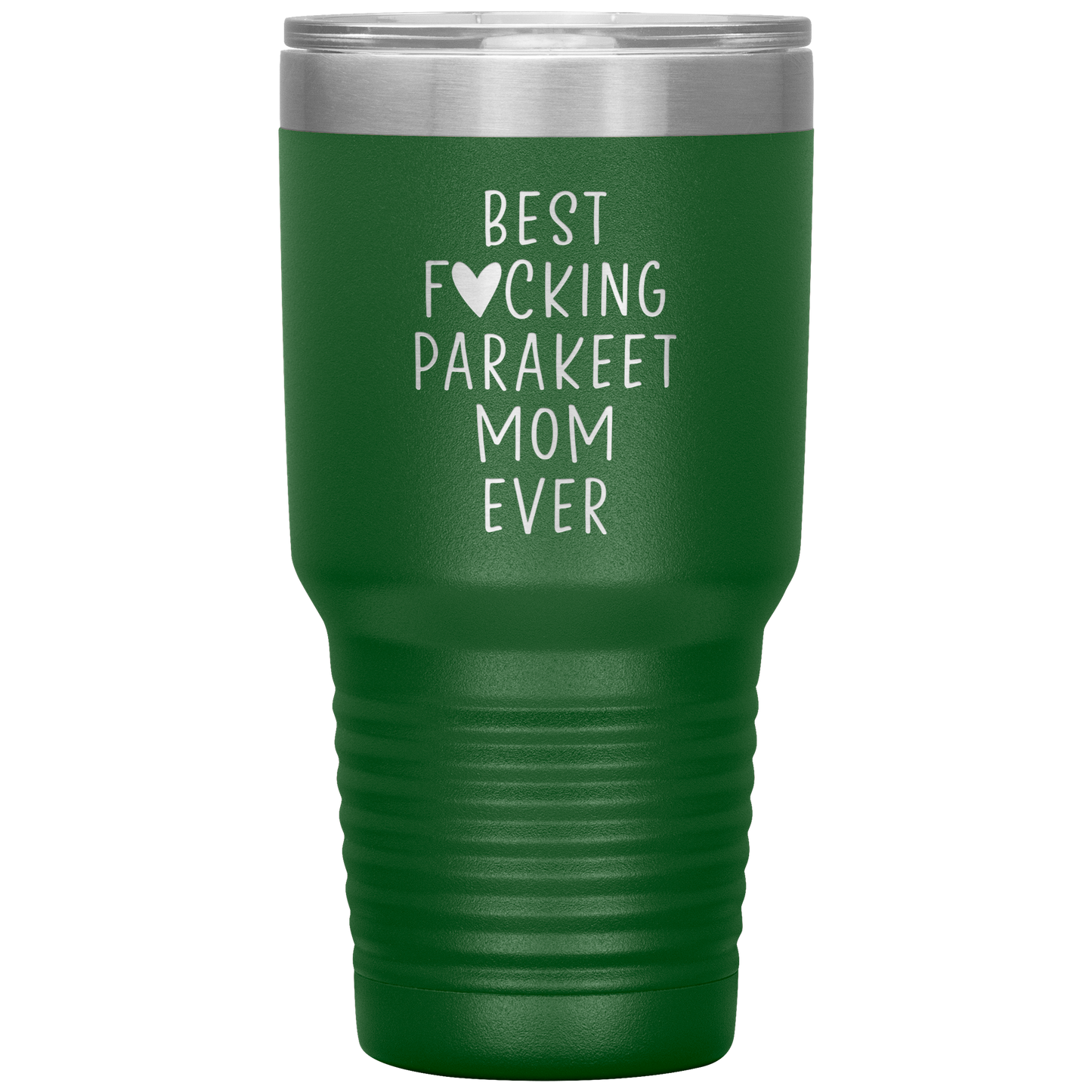 Parakeet Mom Tumbler, Parakeet Mom Gifts, Travel Coffee Mug, Birthday Gifts for Men and Women