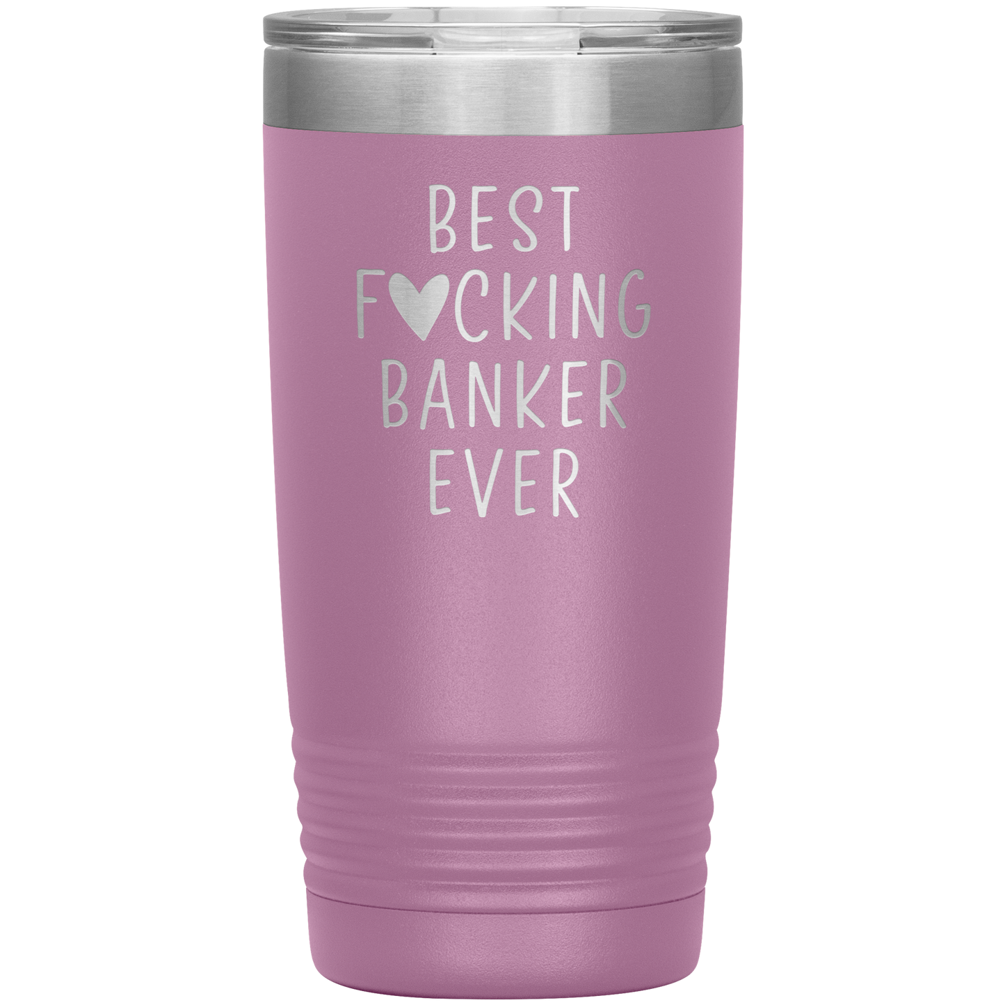 Banker Tumbler, Funny Travel Coffee Mug, Birthday Gifts for Men and Women