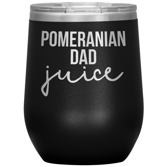 Poméranie Papa de Vin de Gobelet, Poméranie Papa Cadeaux, Voyages Tasse de Vin, des Cadeaux d'Anniversaire pour les Hommes et les Femmes