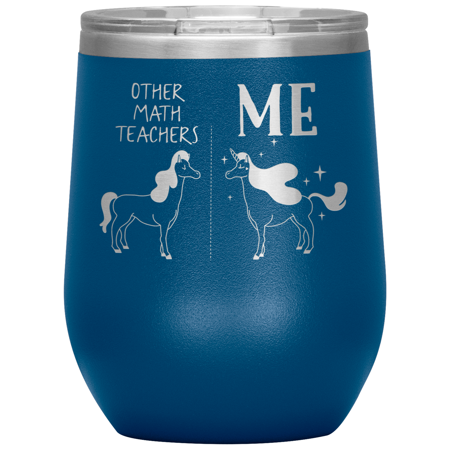 Math Teacher Wine Tumbler, Math Teacher Gifts, Travel Wine Cup, Birthday Gifts for Men and Women