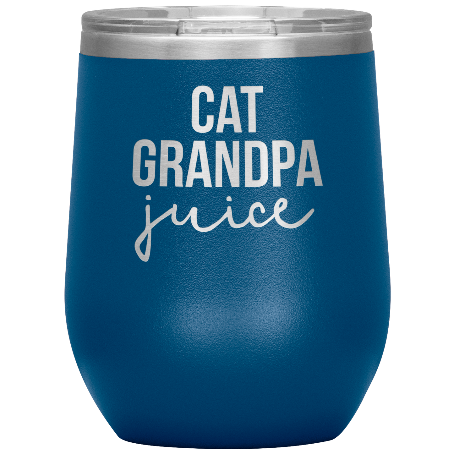 Cat Grandpa Wine Tumbler, Cat Grandpa Gifts, Travel Wine Cup, Birthday Gifts for Men and Women