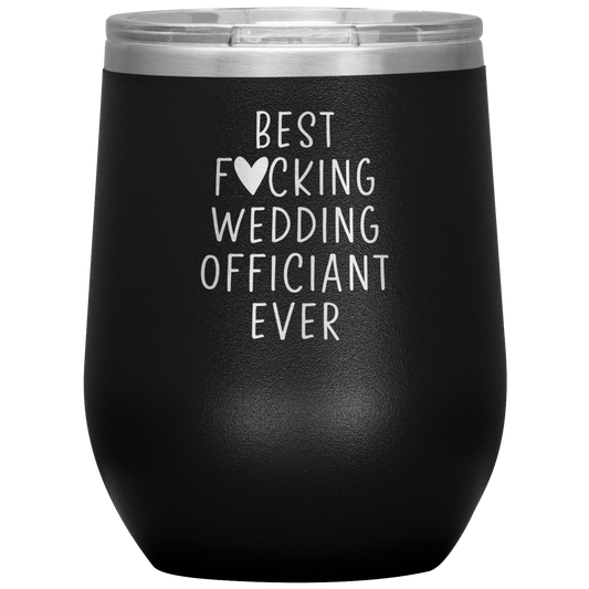 Wedding Officiant Wine Tumbler, Wedding Officiant Gifts, Travel Wine Cup, Birthday Gifts for Men and Women