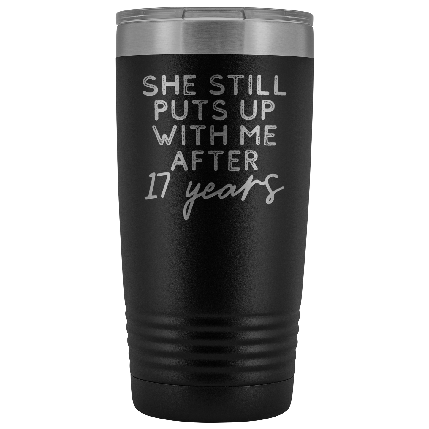 17th Anniversary Gift 17 Year Wedding Anniversary Coffee Mug Funny Husband Tumbler Gifts for Him Anniversary for Men Cup