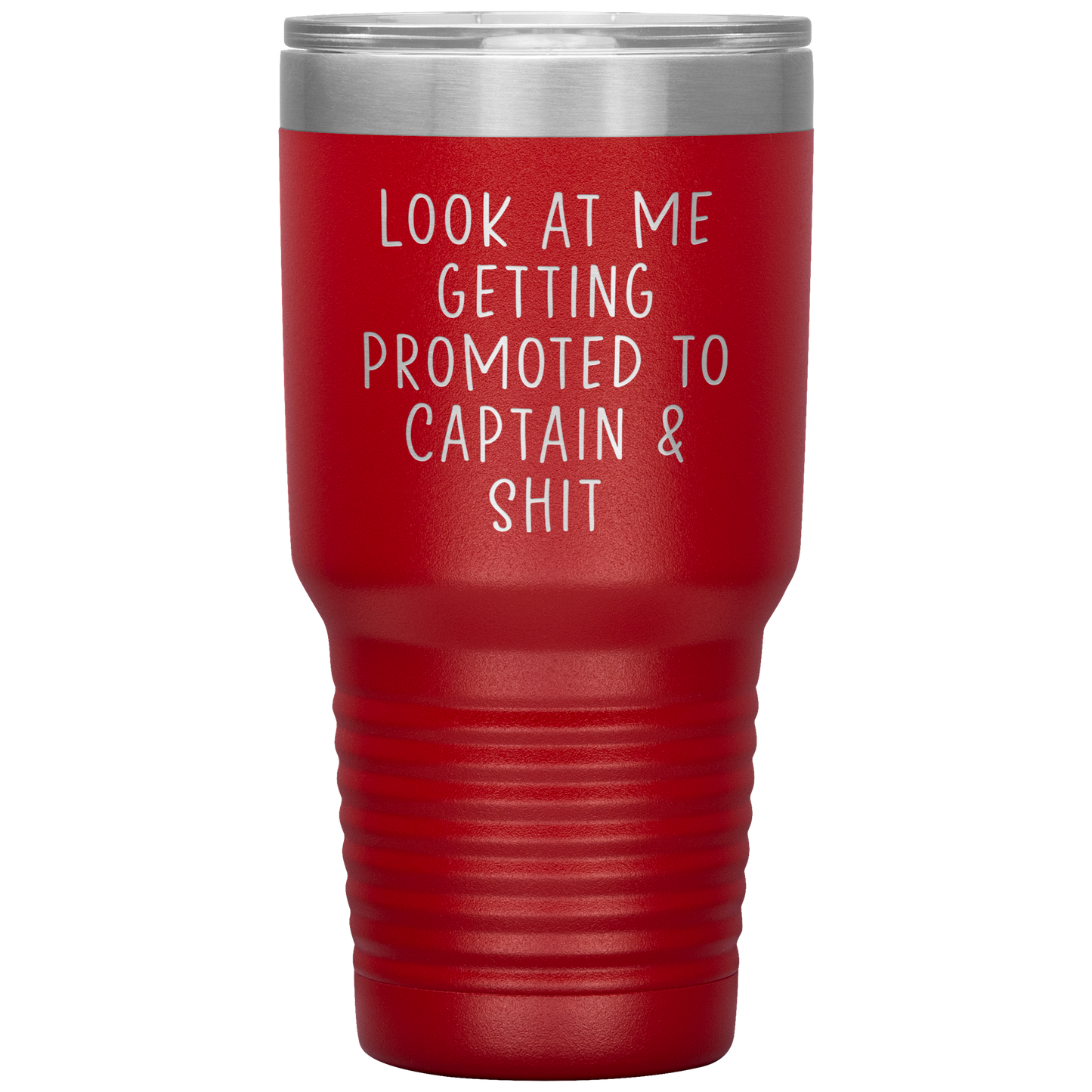 Captain Promotion Tumbler, Captain Promotion Gifts, Travel Coffee Mug, Birthday Gifts for Men and Women