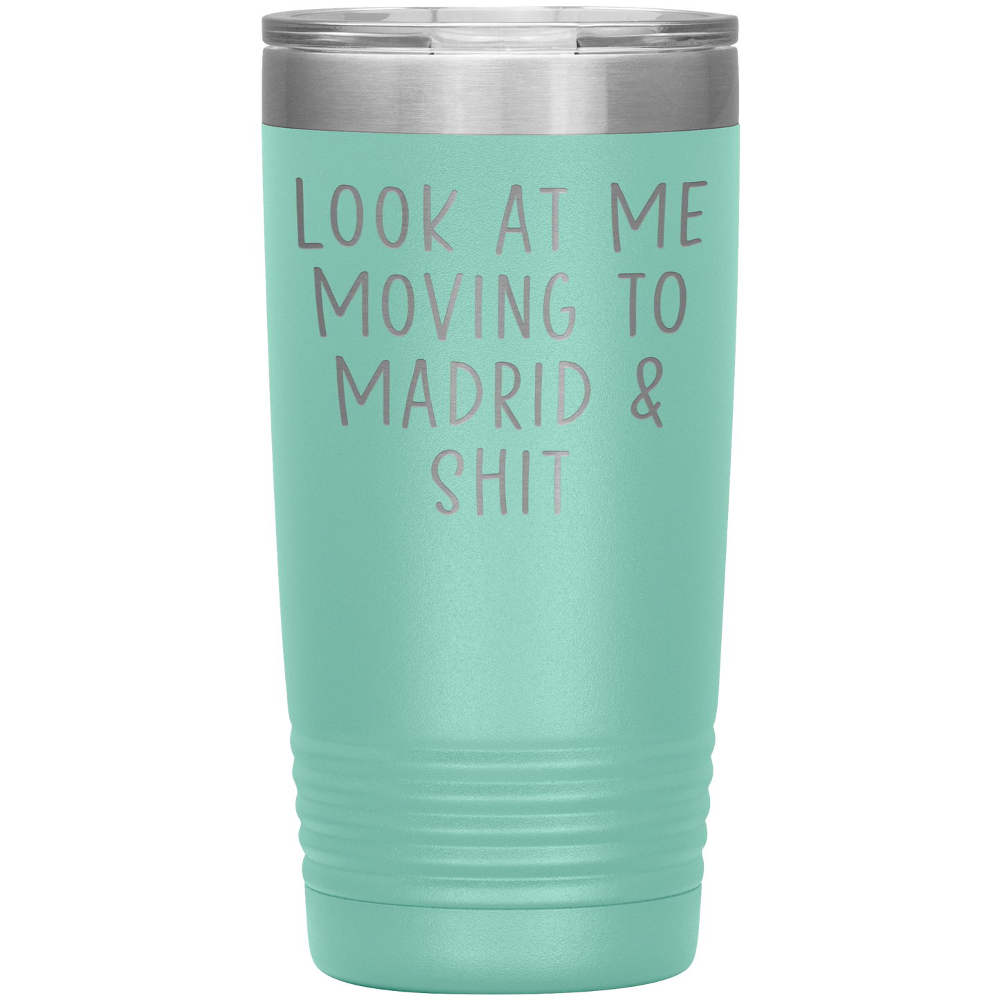 Moving to Madrid Spain Tumbler, Funny Moving Away Travel Coffee Mug, Birthday Gifts for Men and Women