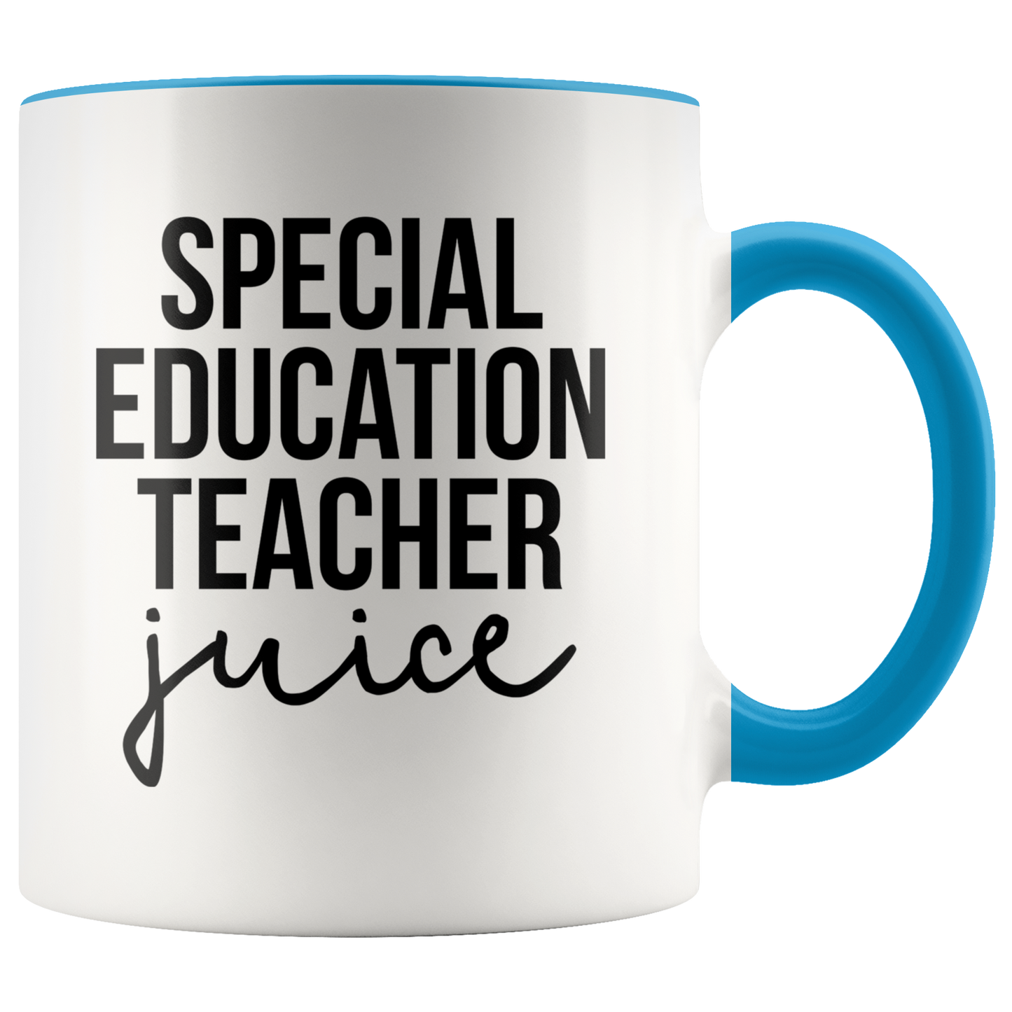 Special Education Teacher Gifts, Coffee Mug, Two Tone Accent Cup, Birthday Gift for Men and Women