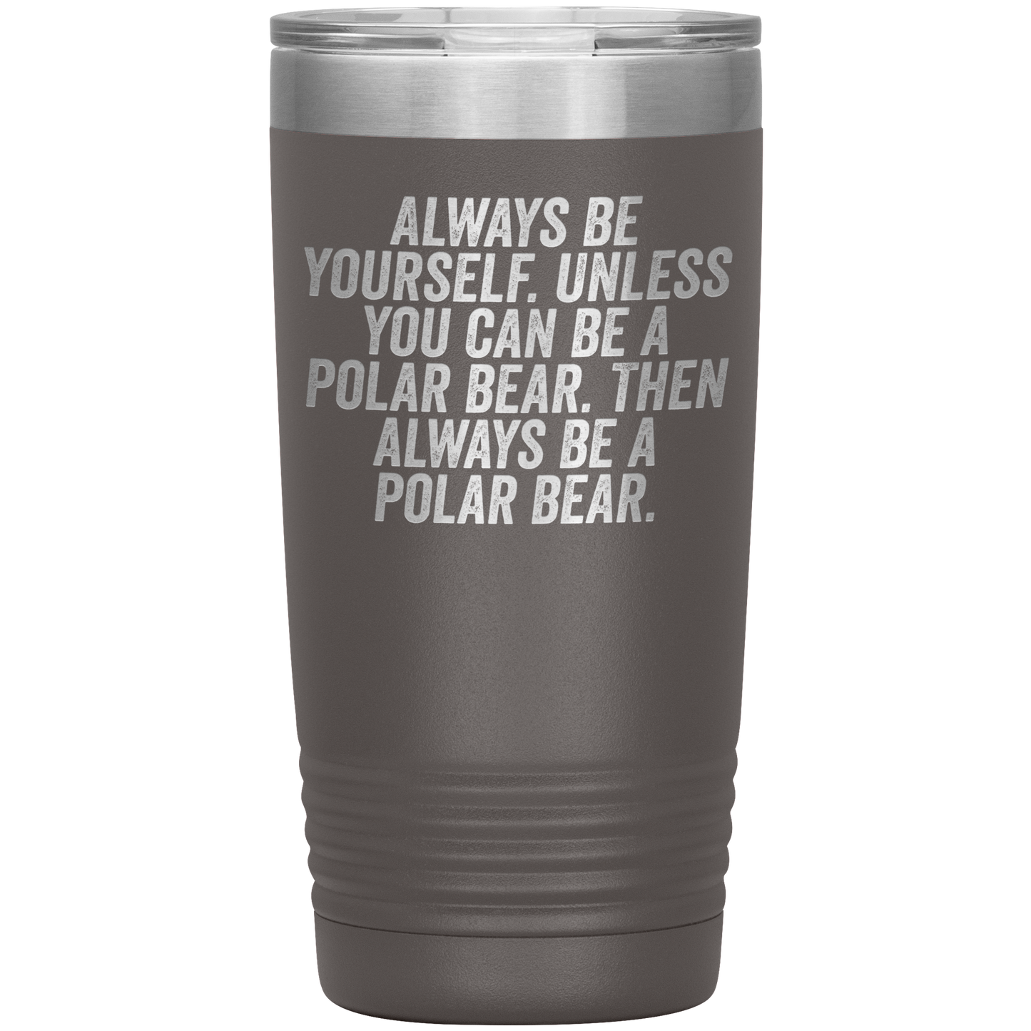 Polar Bear Tumbler, Polar Bear Gifts, Travel Coffee Mug, Birthday Gifts for Men and Women