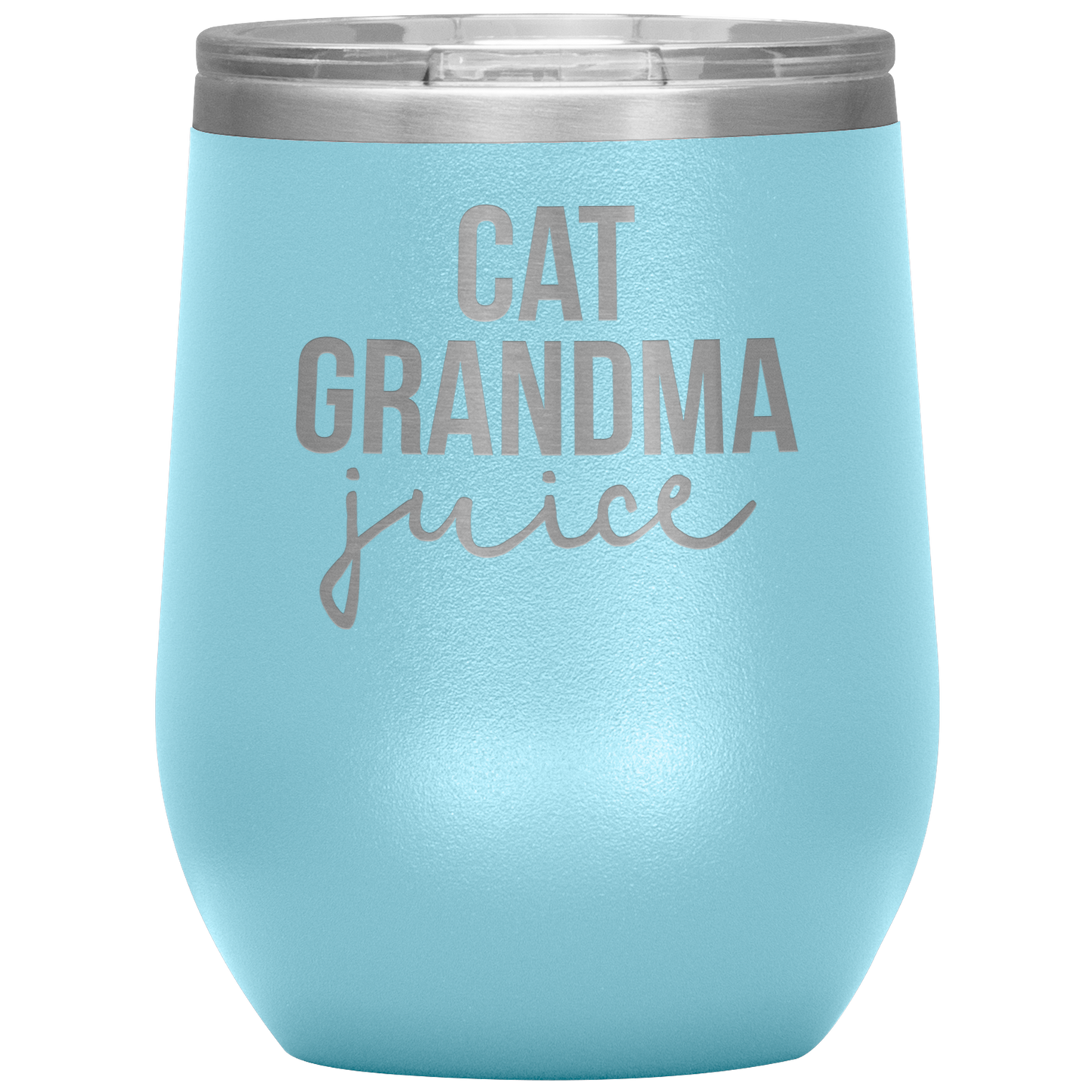 Cat Grandma Wine Tumbler, Cat Grandma Gifts, Travel Wine Cup, Birthday Gifts for Men and Women