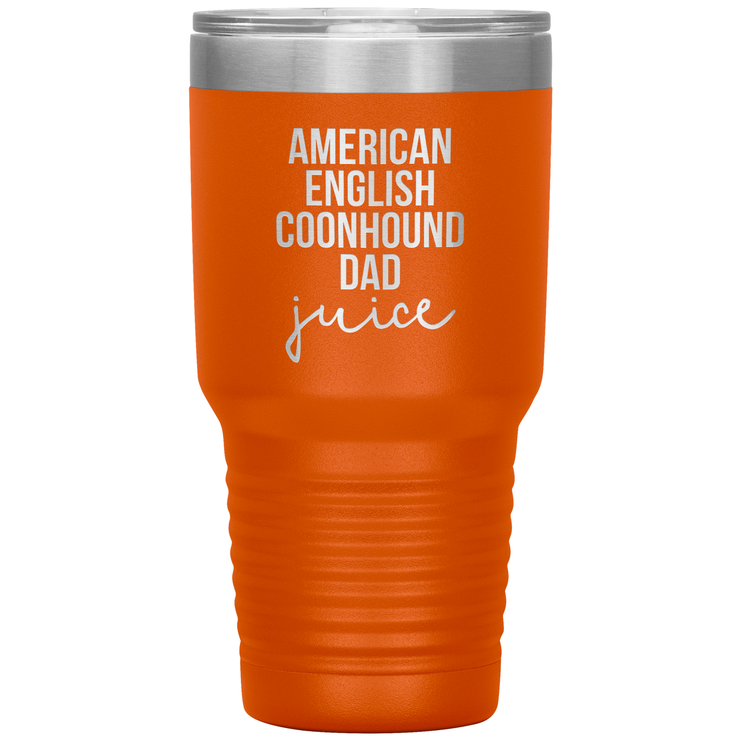 American English Coonhound Dad Tumbler, Funny Travel Coffee Mug, Birthday Gifts for Men and Women