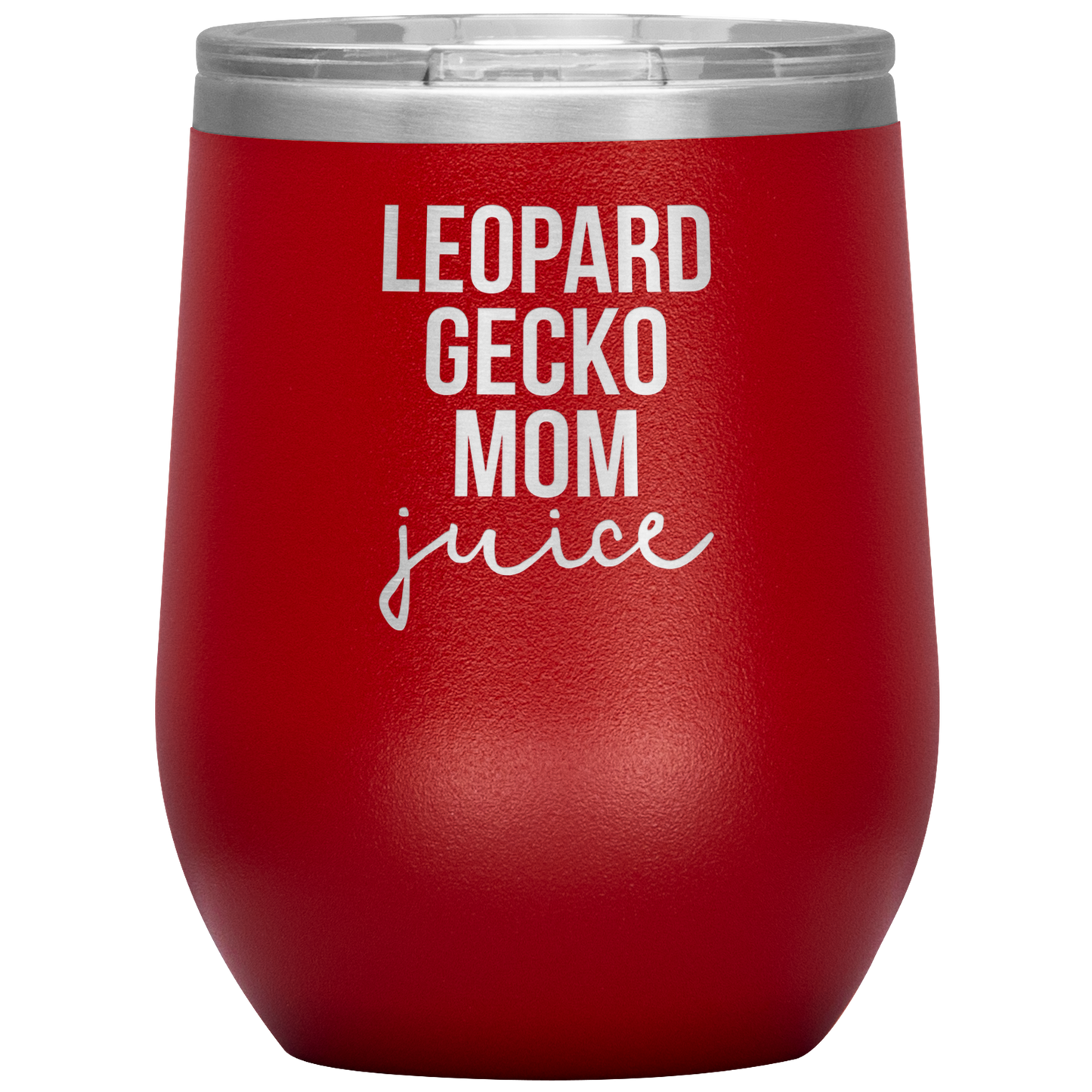 Leopard Gecko Mom Wine Tumbler, Leopard Gecko Mom Gifts, Travel Wine Cup, Birthday Gifts for Men and Women