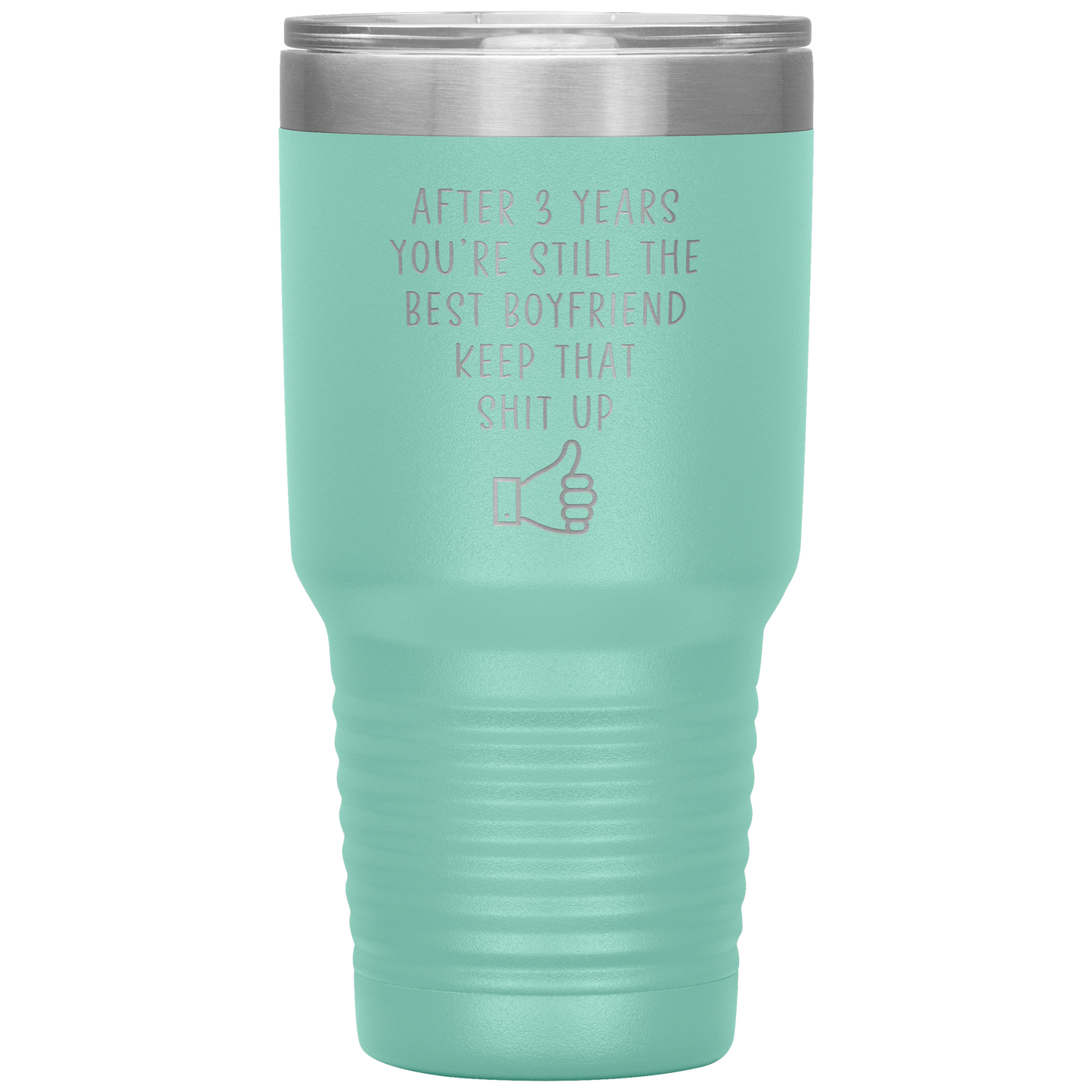 3rd Anniversary Tumbler, 3rd Anniversary Gifts, Travel Coffee Mug, Birthday Gifts for Men and Women