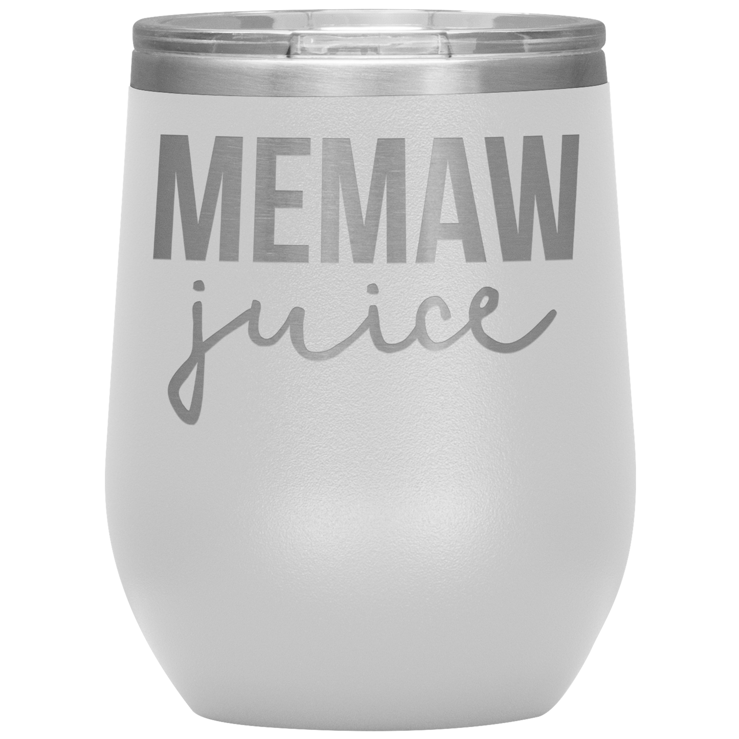 Memaw Wine Tumbler, Memaw Gifts, Travel Wine Cup, Cadeaux d’anniversaire pour hommes et femmes