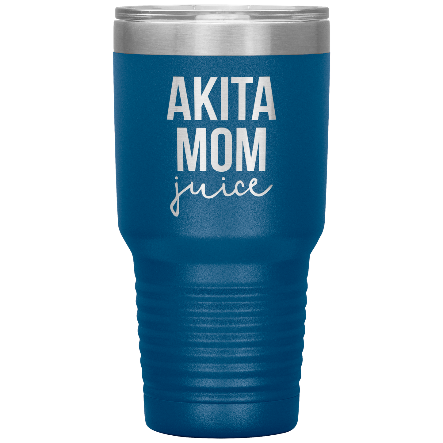 Akita Mom Tumbler, Funny Travel Coffee Mug, Birthday Gifts for Men and Women