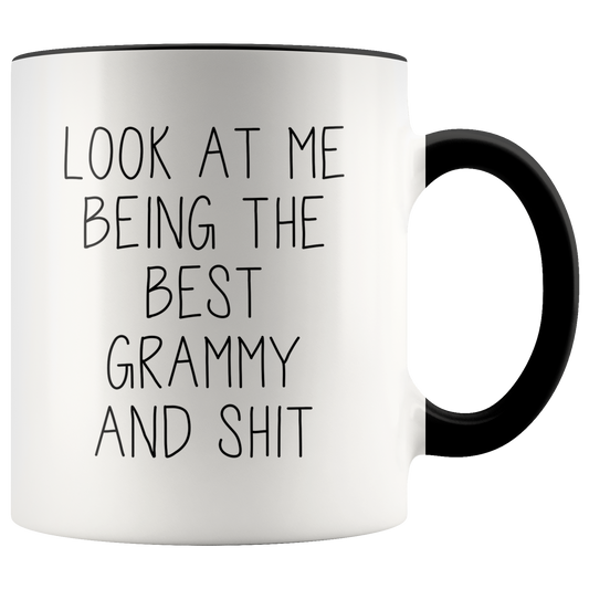 Grammy Trump Gifts, Grammy Coffee Mug, Two Tone Accent Cup, Birthday Gift for Men and Women