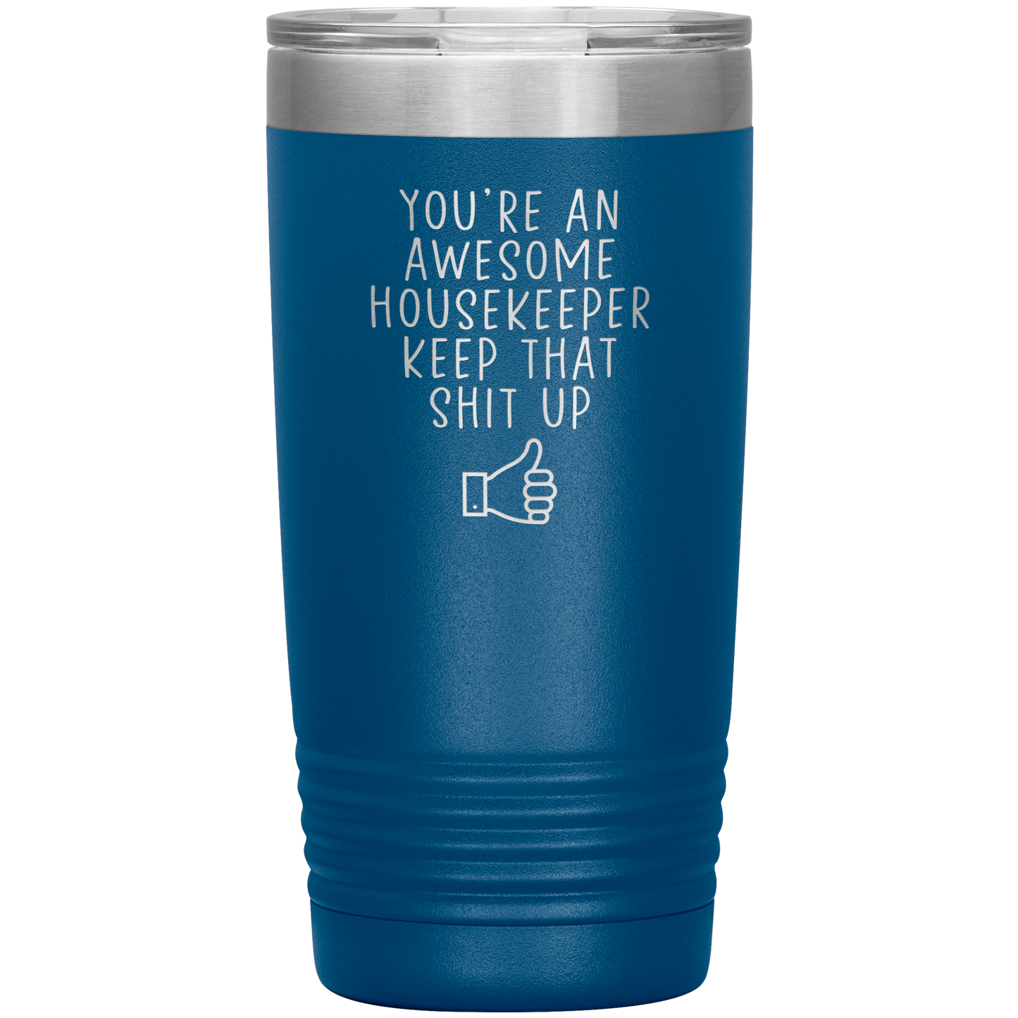 Ménkeeper Tumbler, Housekeeper Cadeaux, Travel Coffee Mug, Birthday Cadeaux pour les hommes et les femmes