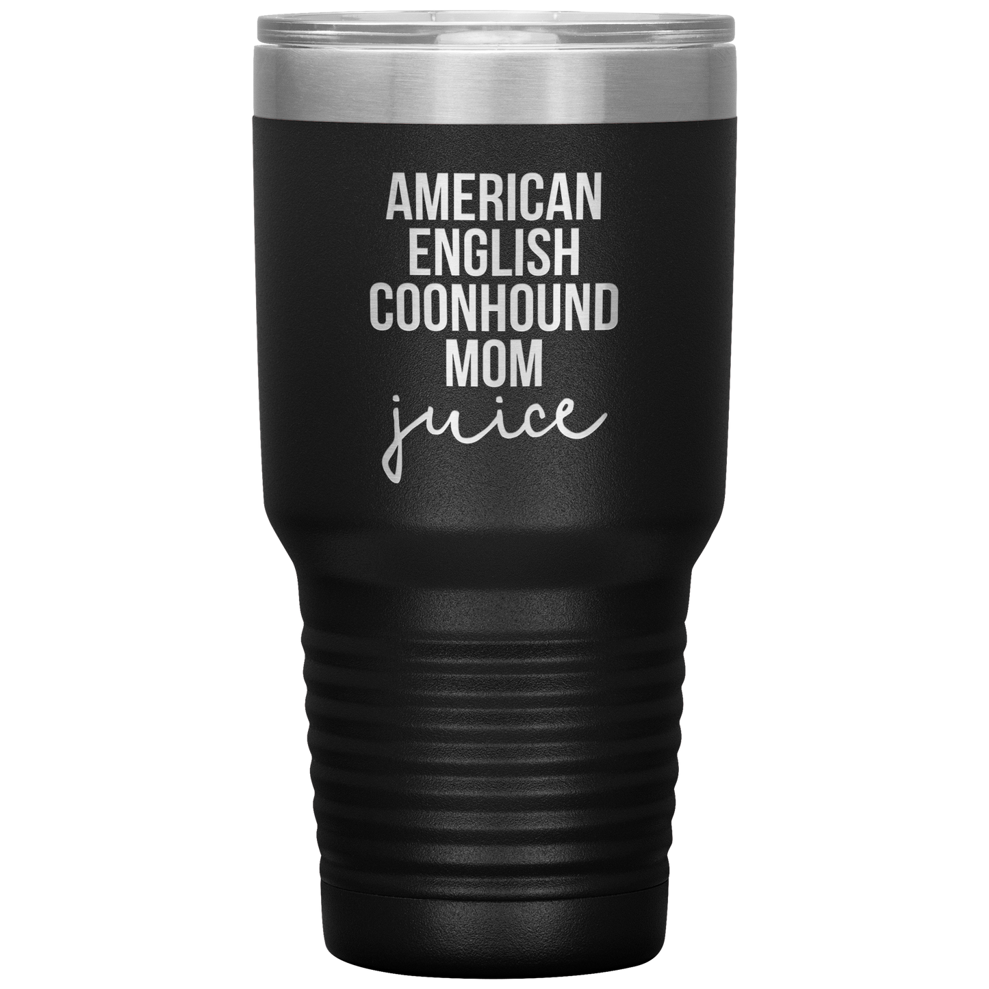 American English Coonhound Mom Tumbler, Funny Travel Coffee Mug, Birthday Gifts for Men and Women