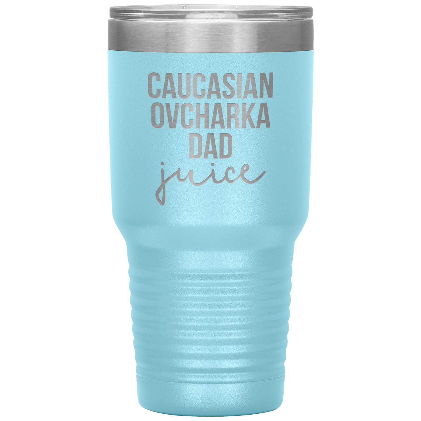 Caucasian Ovcharka Dad Tumbler, Caucasian Ovcharka Dad Gifts, Travel Coffee Mug, Birthday Gifts for Men and Women