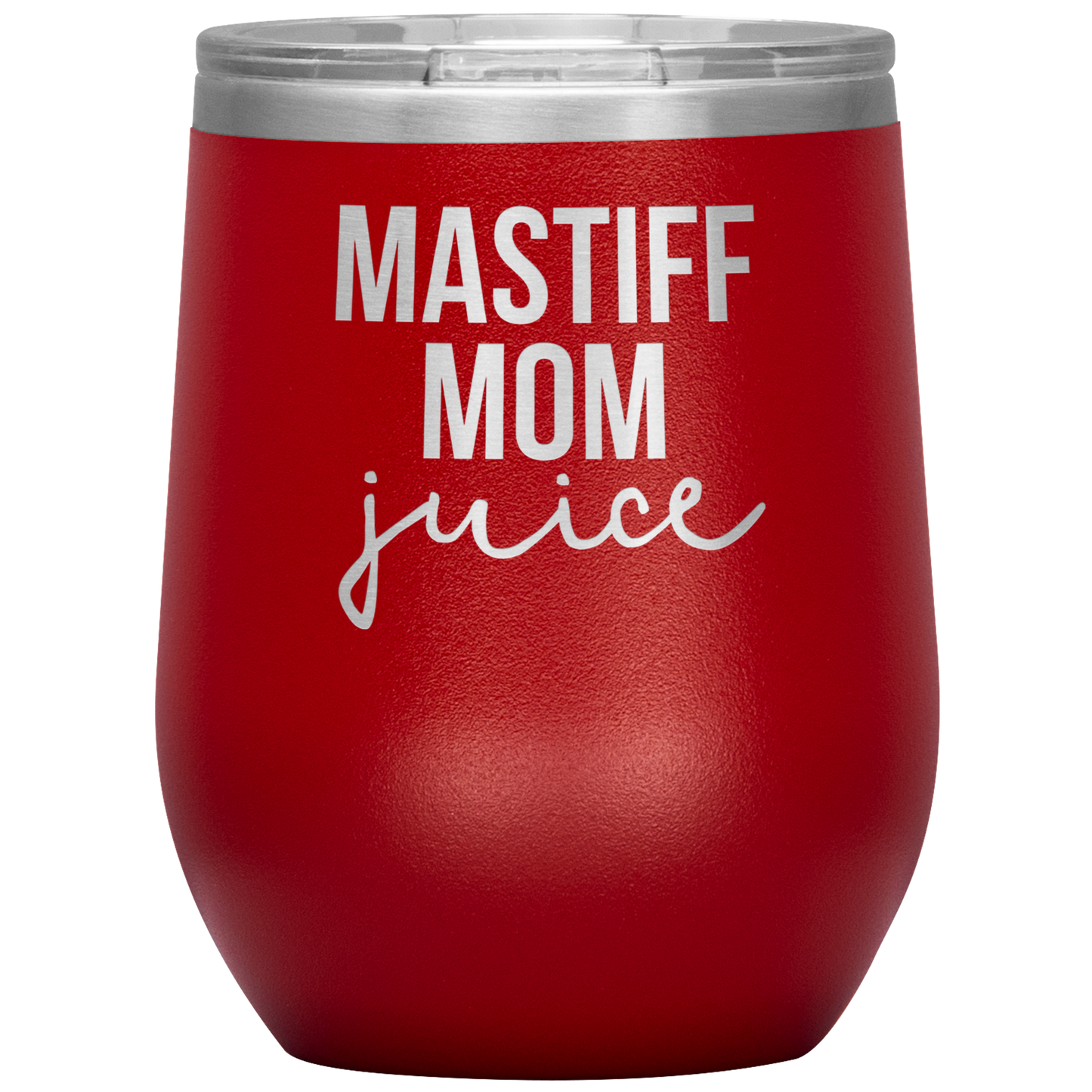 Mastiff Mom Wine Tumbler, Mastiff Mom Cadeaux, Travel Wine Cup, Birthday Gifts for Men and Women