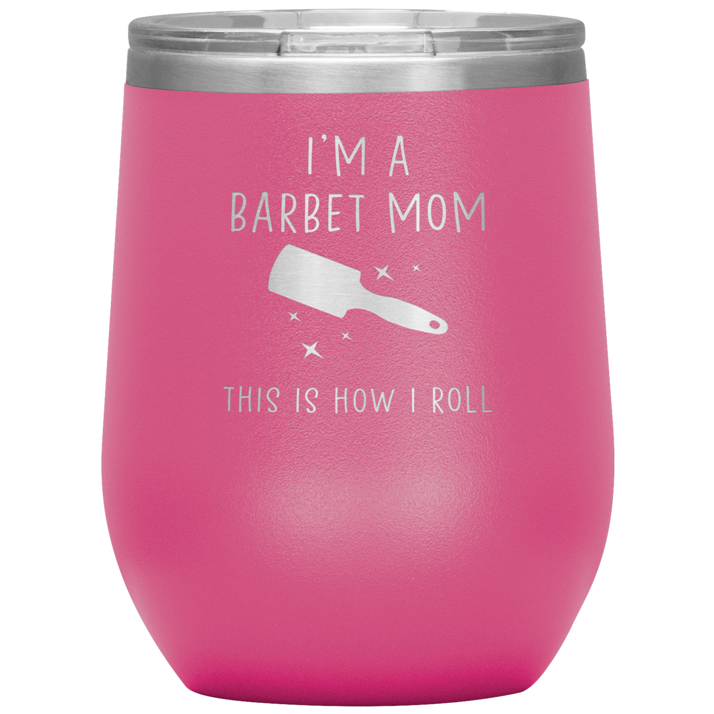 Barbet Mom Wine Tumbler, Funny Travel Wine Cup, Birthday Gifts for Men and Women