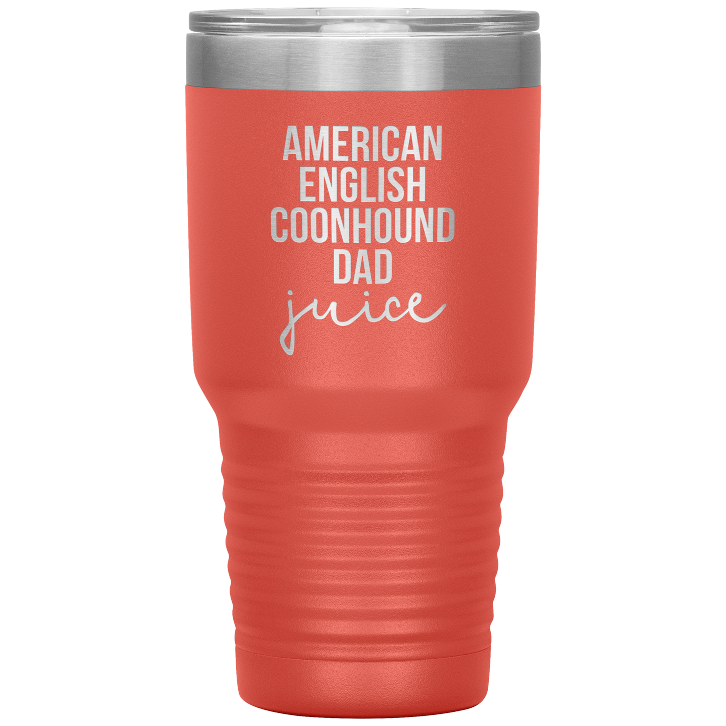 American English Coonhound Dad Tumbler, Funny Travel Coffee Mug, Birthday Gifts for Men and Women