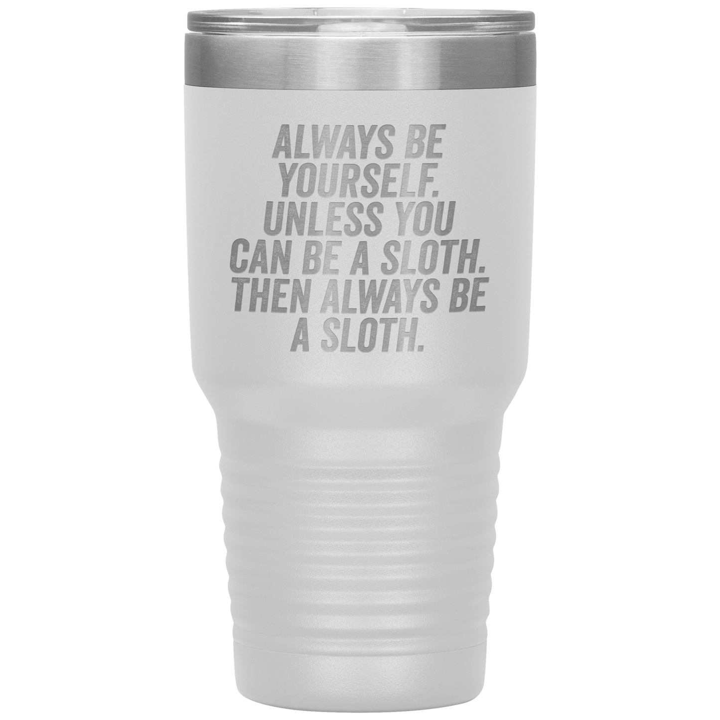 Sloth Tumbler, Sloth Gifts, Travel Coffee Mug, Birthday Gifts for Men and Women