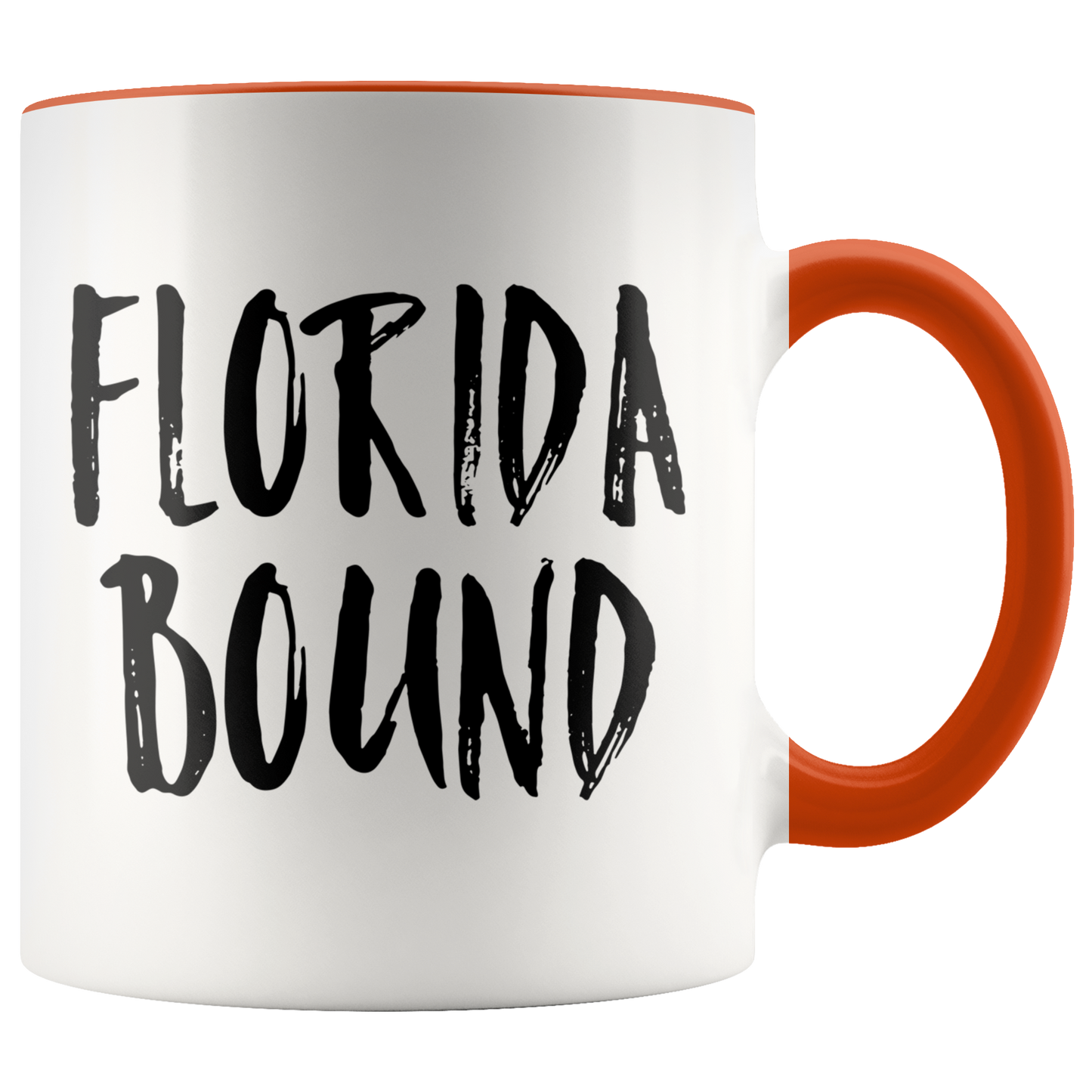 Moving to Florida Gifts, Moving Away Coffee Mug, Two Tone Accent Cup, Birthday Gift for Men and Women