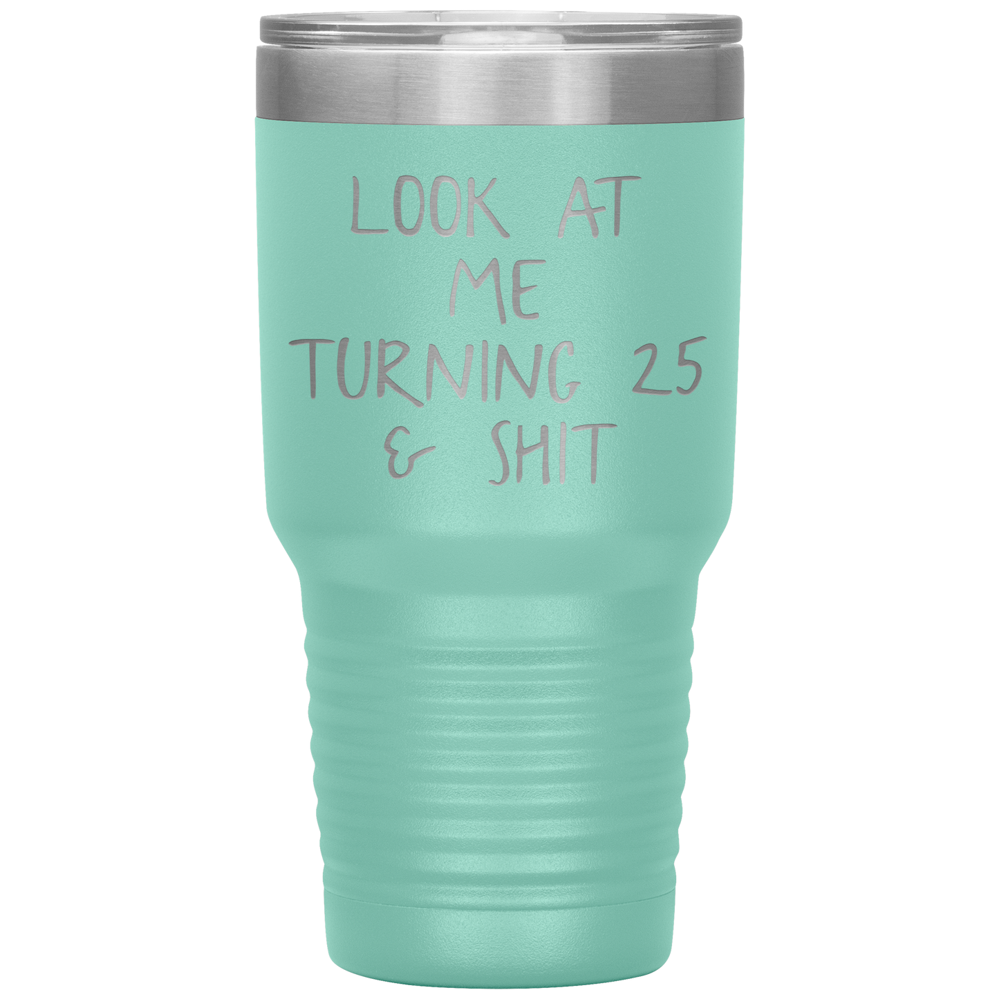 25th Birthday Tumbler, 25th Birthday Gifts, Travel Coffee Mug, Birthday Gifts for Men and Women