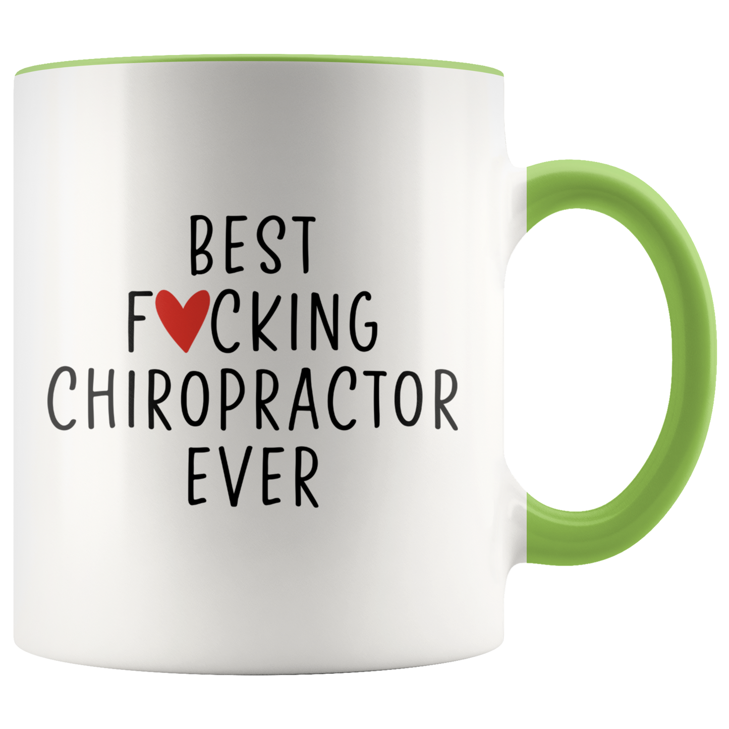 Chiropractor Gifts, Coffee Mug, Two Tone Accent Cup, Birthday Gift for Men and Women