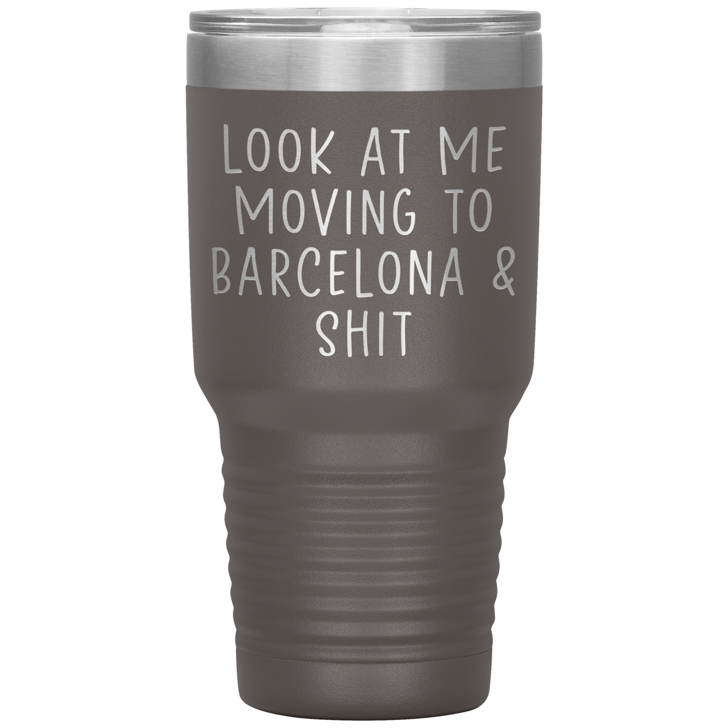 Moving to Barcelona Spain Tumbler, Funny Travel Coffee Mug, Birthday Gifts for Men and Women