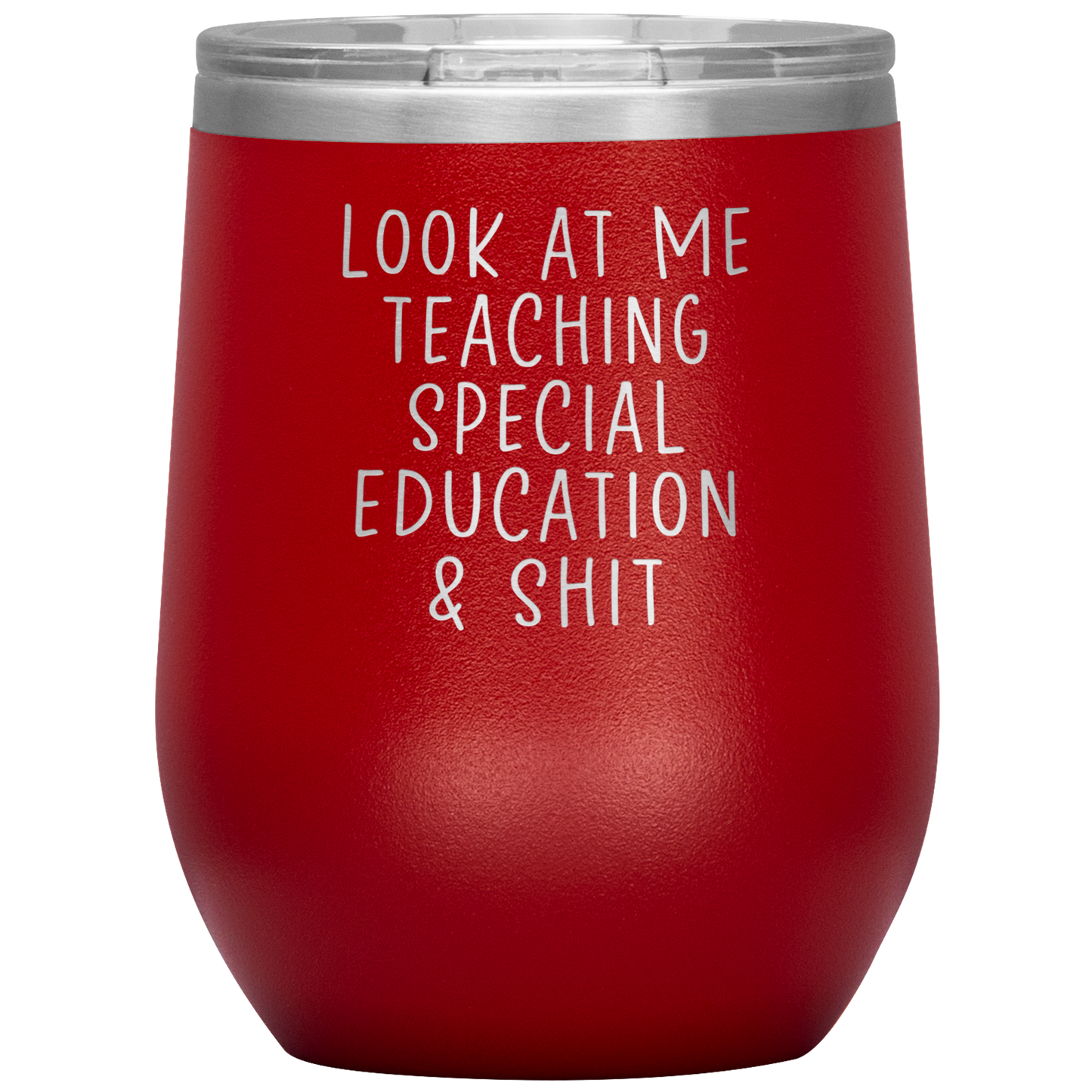 Special Education Teacher Wine Tumbler, Special Education Teacher Gifts, Travel Wine Cup, Birthday Gifts for Men and Women