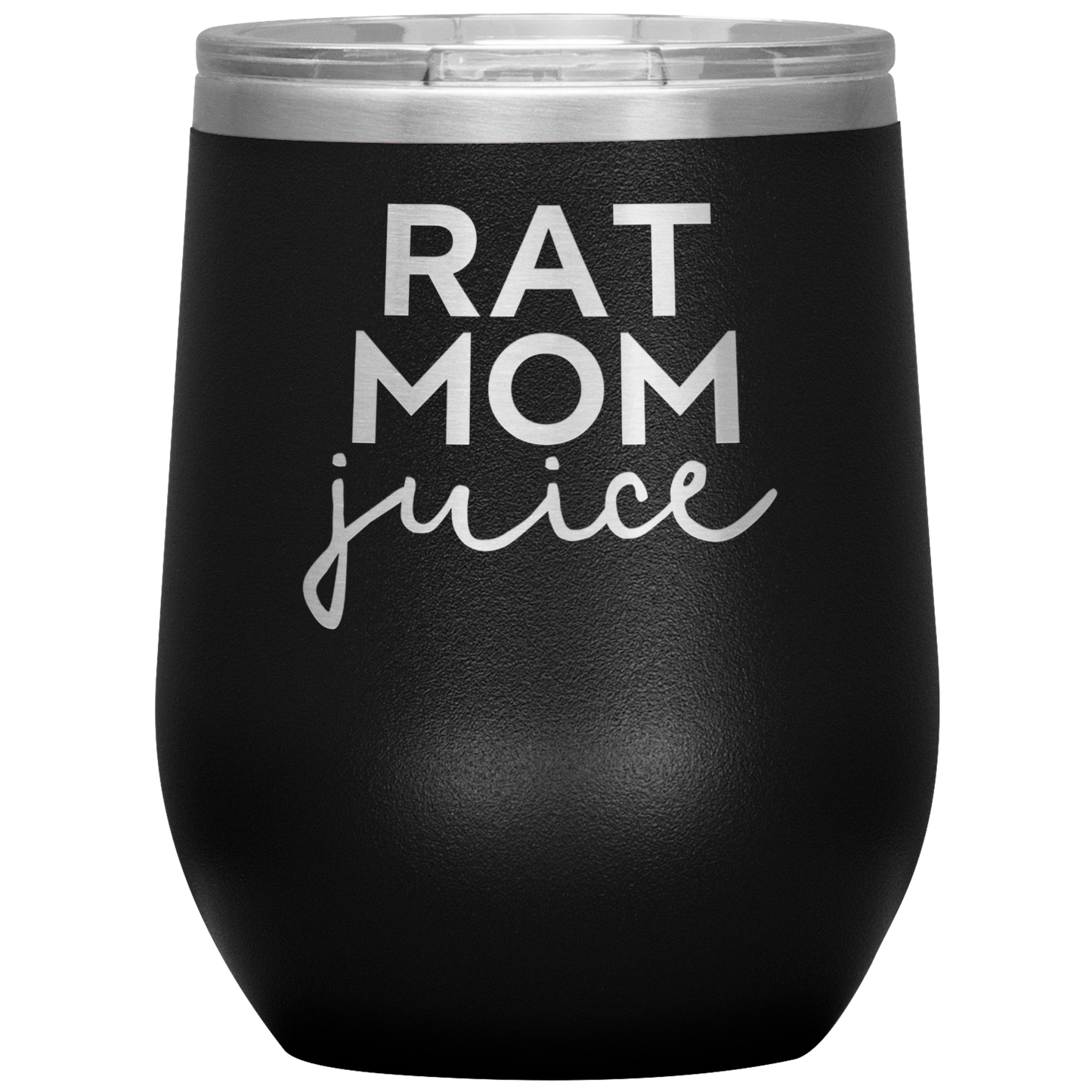 Rat Mom Wine Tumbler, Rat Mom Gifts, Rat Mom Wine Cup, presentes de aniversário para Homens e Mulheres